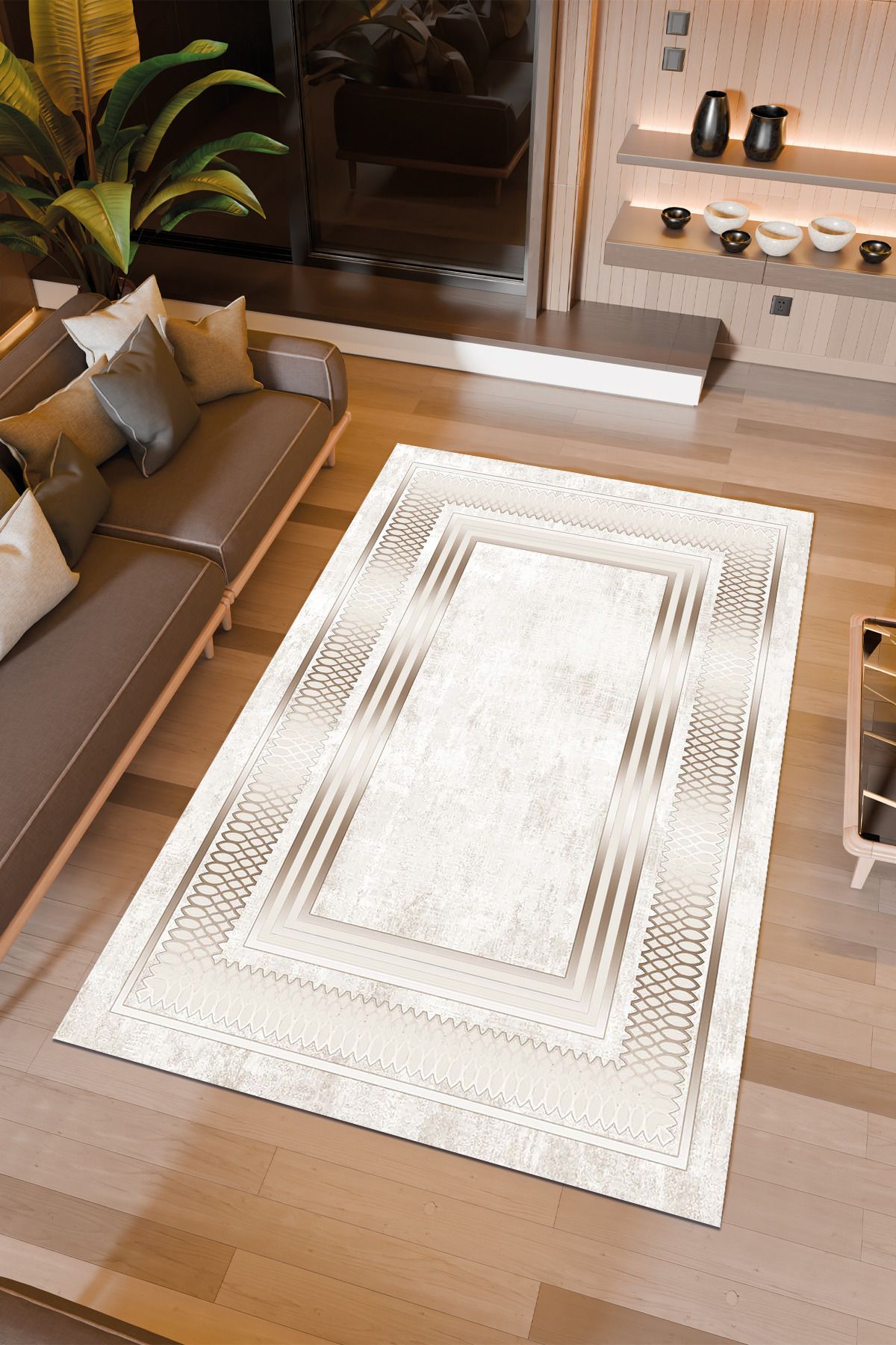 Halıcıoğlu home Dijital Baskı Makinede Yıkanabilir Kaymaz Taban Salon Halısı Yatak Odası Halısı & Yolluk Modelleri