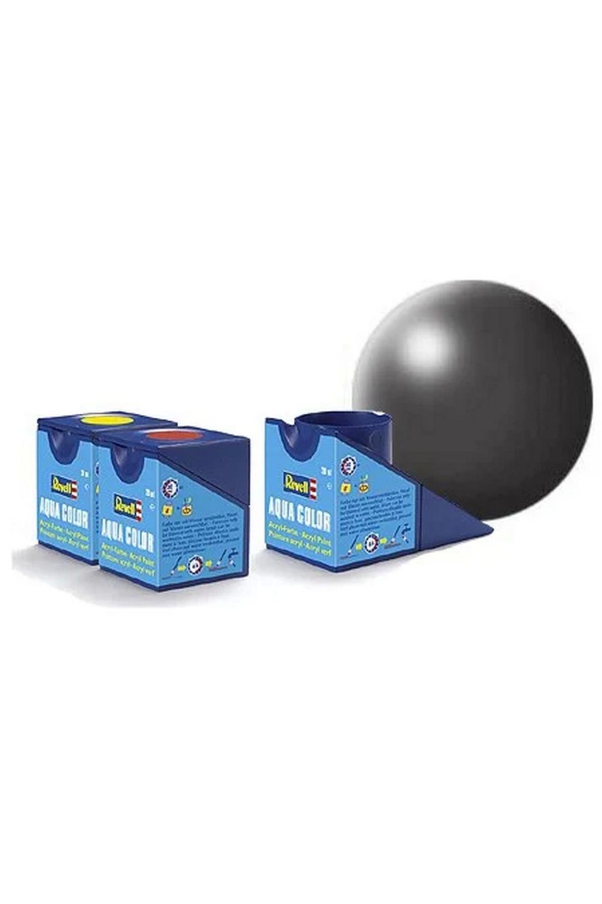 Skygo Aqua Color Dark Grey - Silk Boya- 18 ml