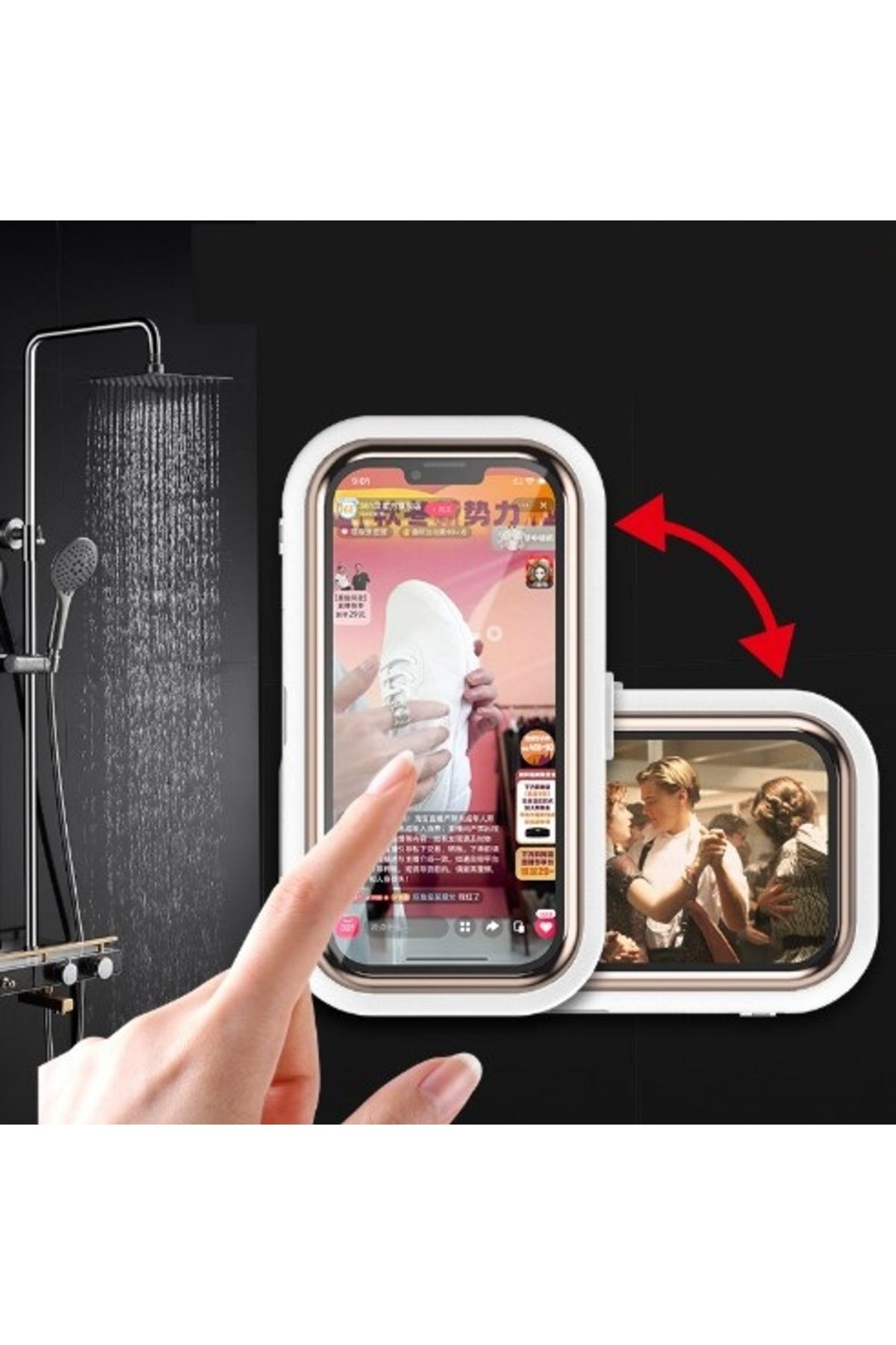 Menessa World Su Geçirmez Hareketli Telefon Tutucu Stand