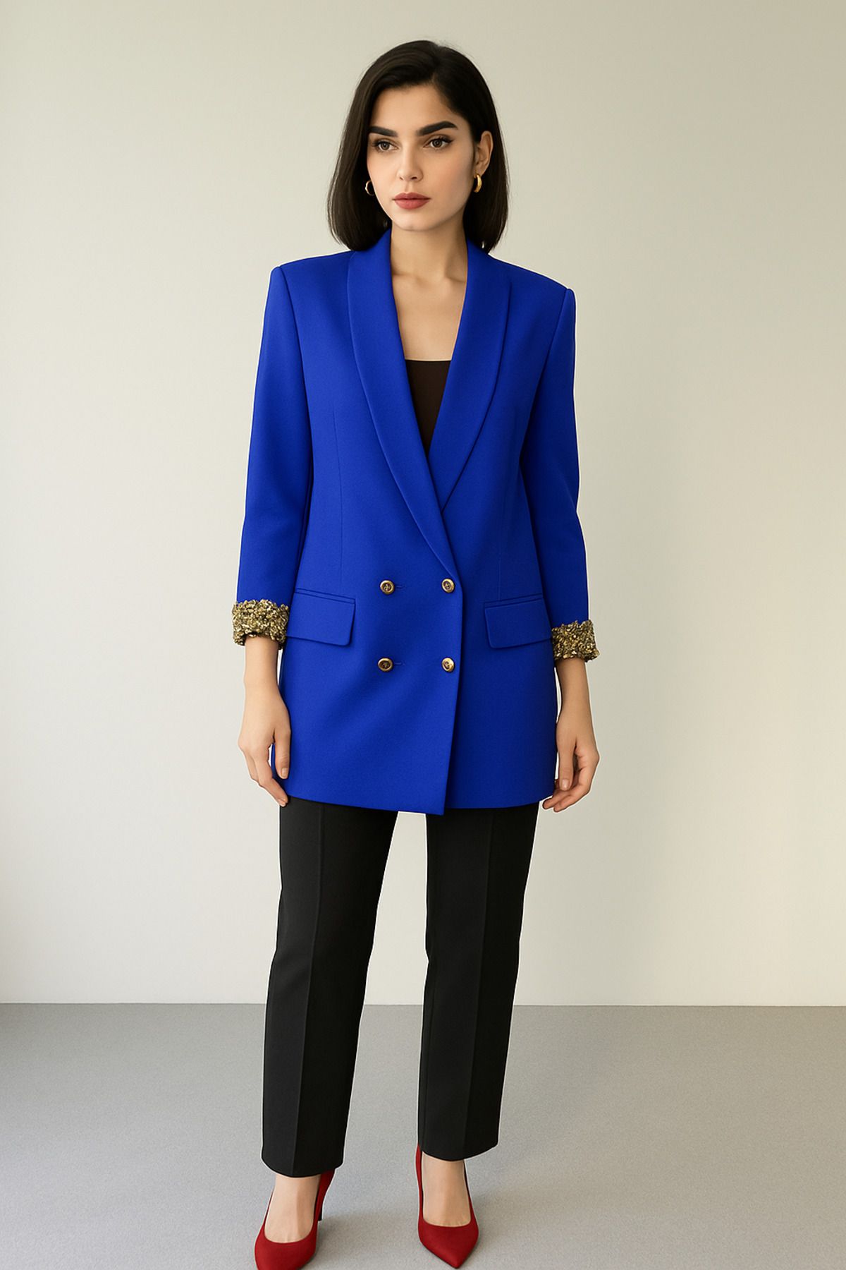MEECY Kadın Blazer Ceket