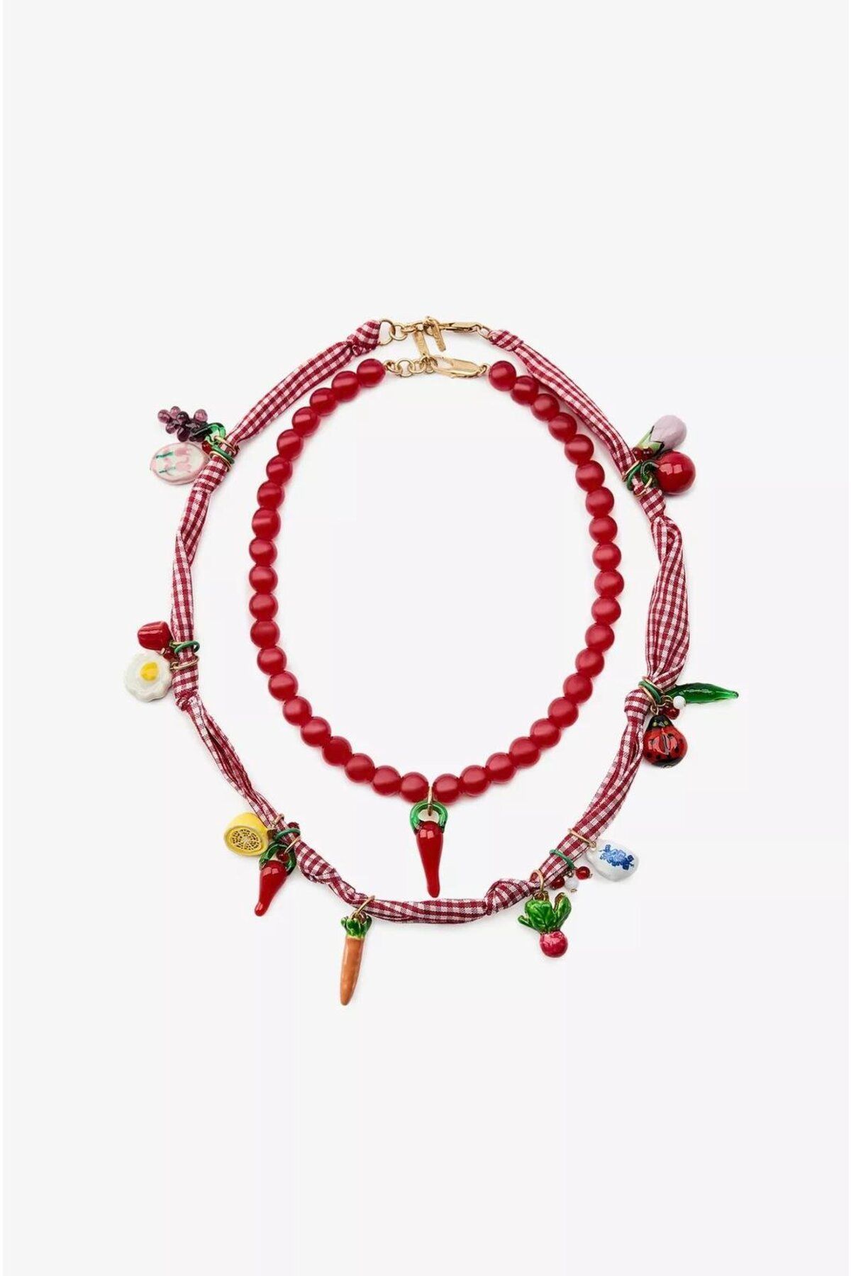 Alice İsstanbul Marka 2li Meyve Charm Kolye