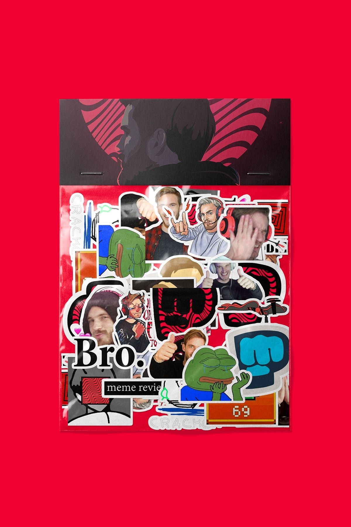 dadi ramba PewDiePie Sticker paketi - Bullet Journal - Ajanda - Laptop Etiket Çıkartma