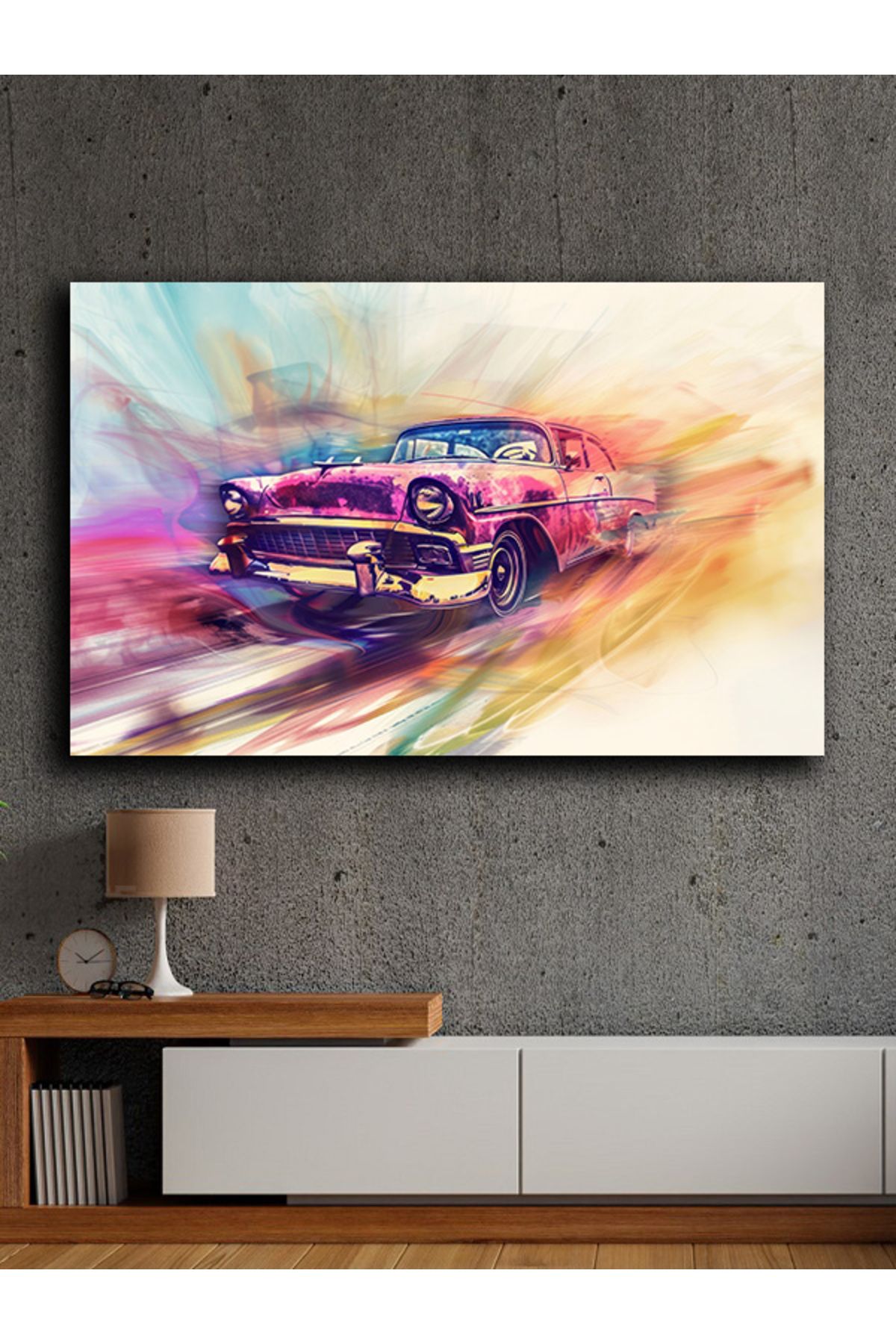 PRİME Concept Prime Concept soyut özel tasarım kanvas tablo 80x120