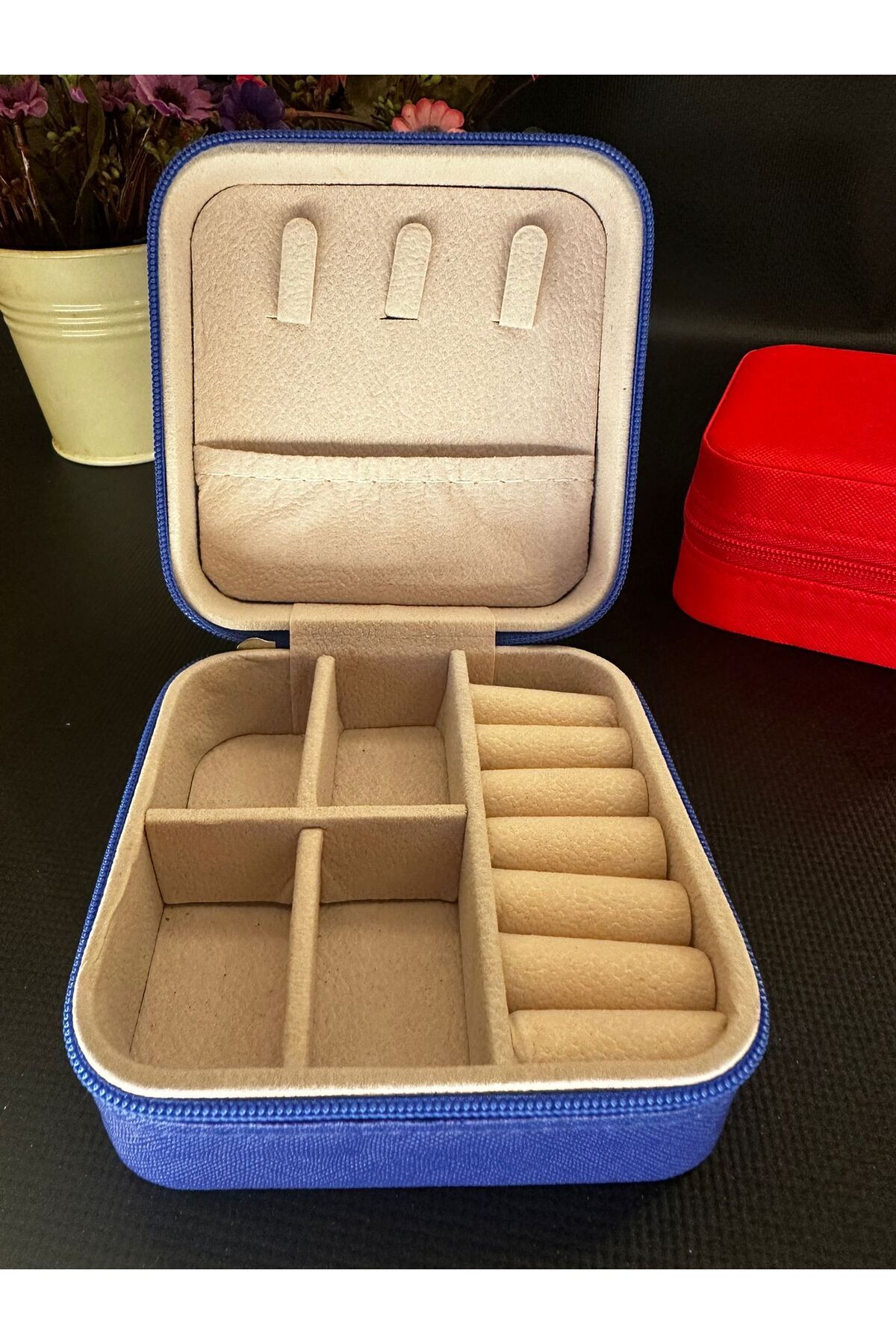 Mutenaura Seyahat Tipi Lüks Takı Organizeri 9x9cm