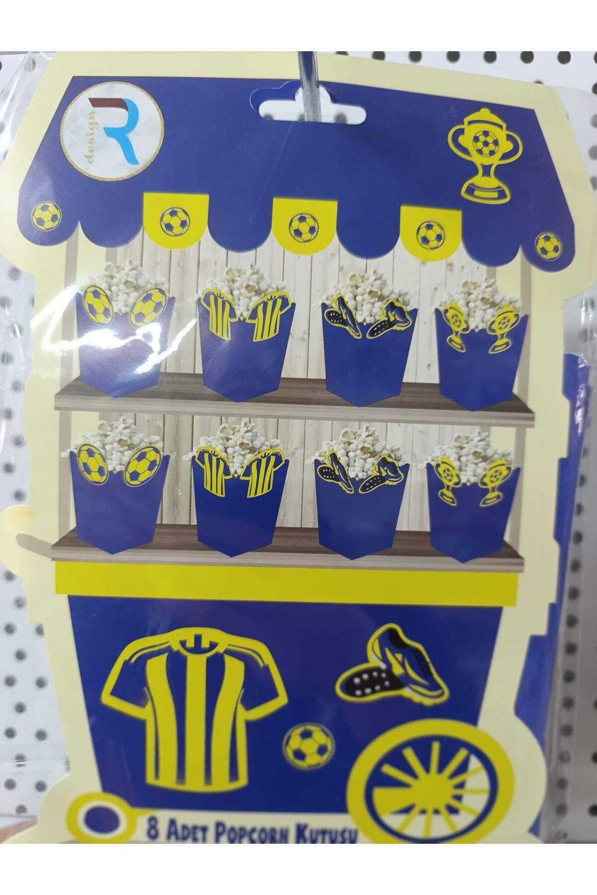 KBK MARKET Sarı Lacivert Mısır Kutusu