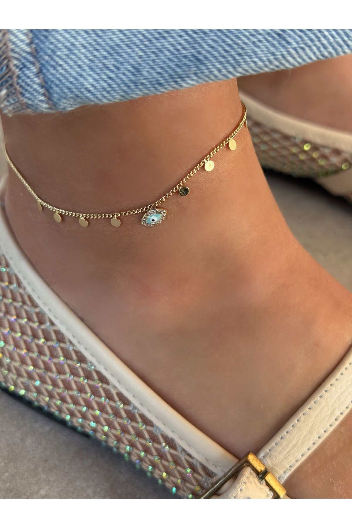 HeyYou Jewelry Pul göz halhal