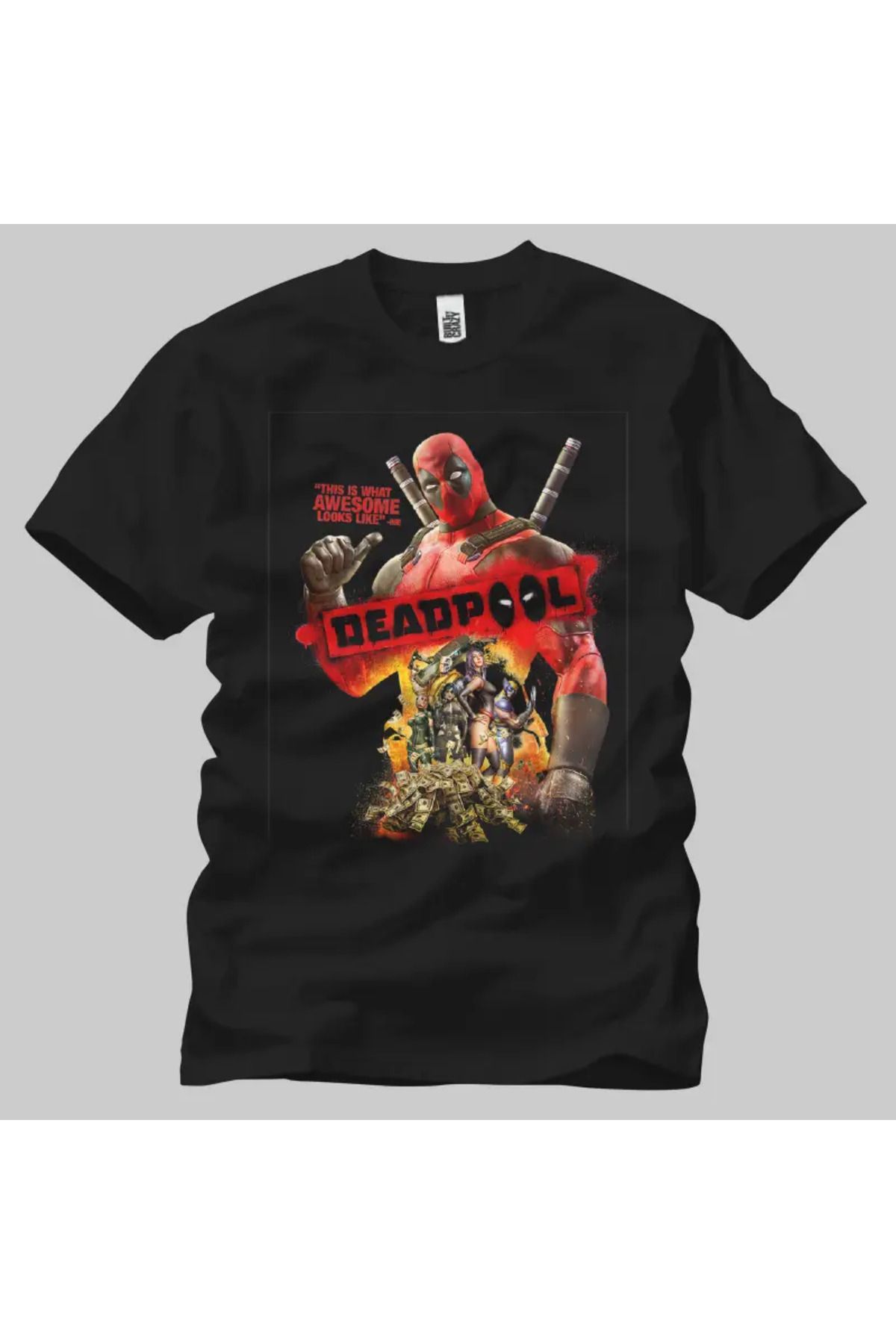Built By Crazy Deadpool: What Awesome Unisex Tişört