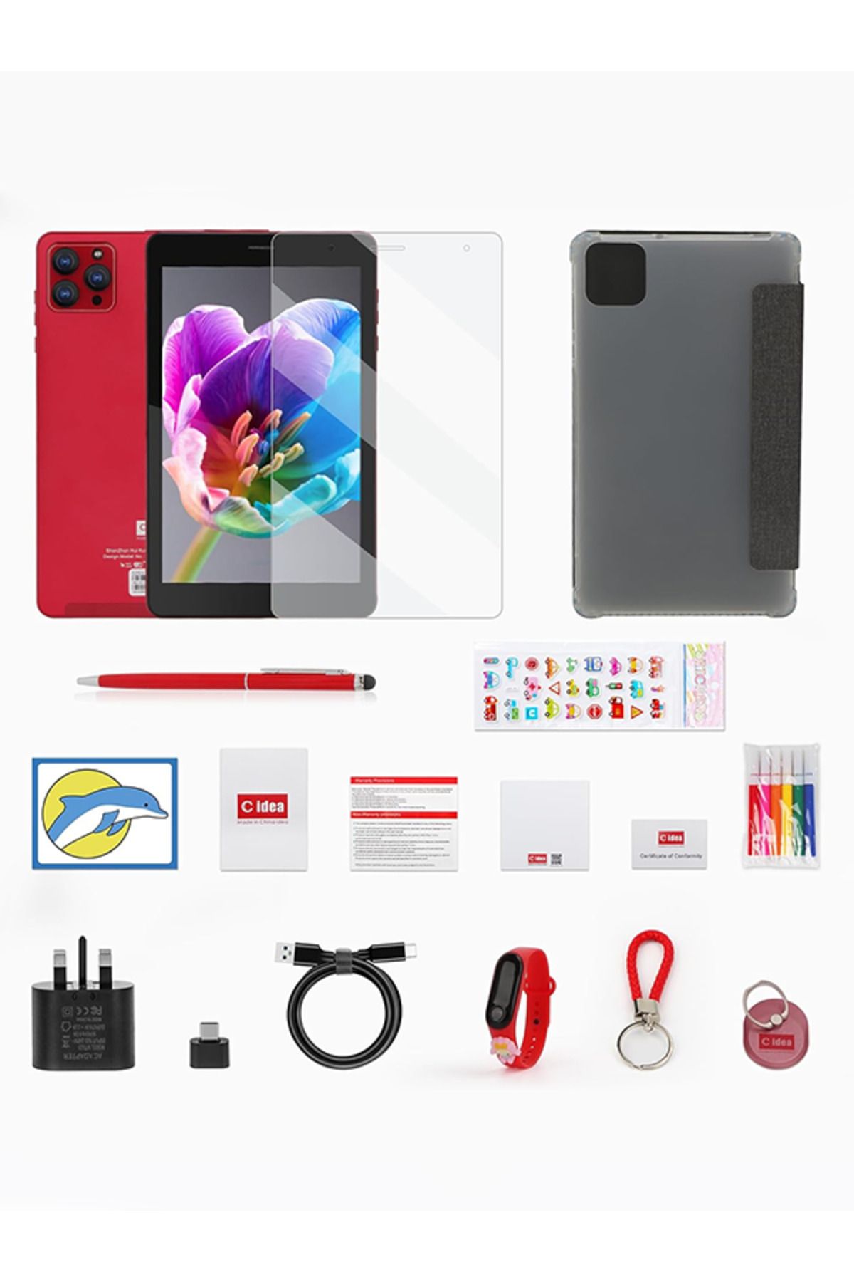 CIDEA-C Idea CM813 Pro 8-Inch Android Tablet – 5G, 6GB RAM, 256GB Storage, IPS Display, Dual Camera 3
