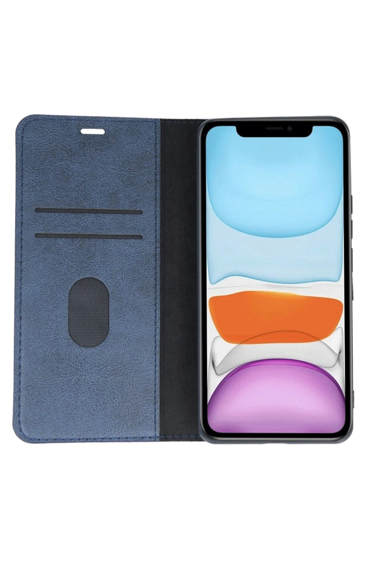 NewFace iPhone 11 Kılıf Trend S Plus Kapaklı Kılıf - Kırmızı MRAYD