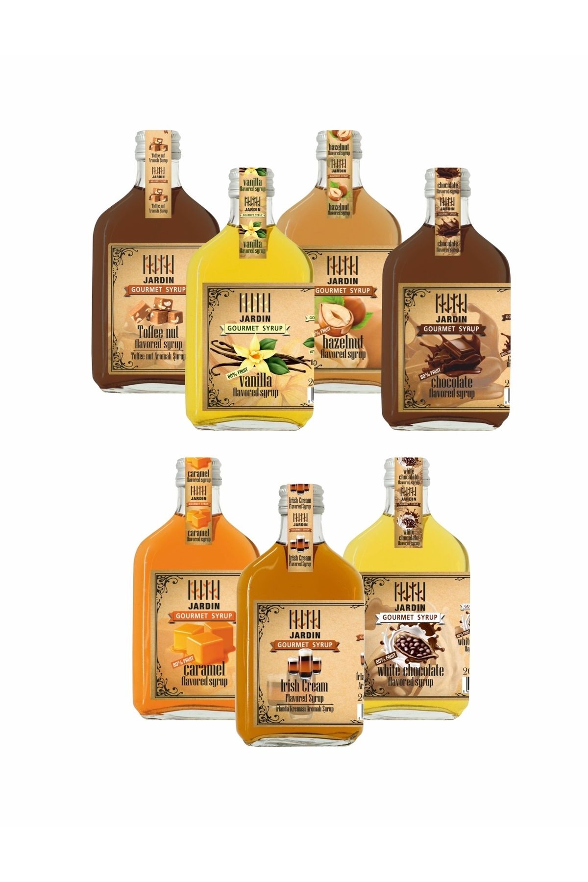 Jardin 7’li kokteyl ve kahve şurup seti/Cocktail syrup 250 ml