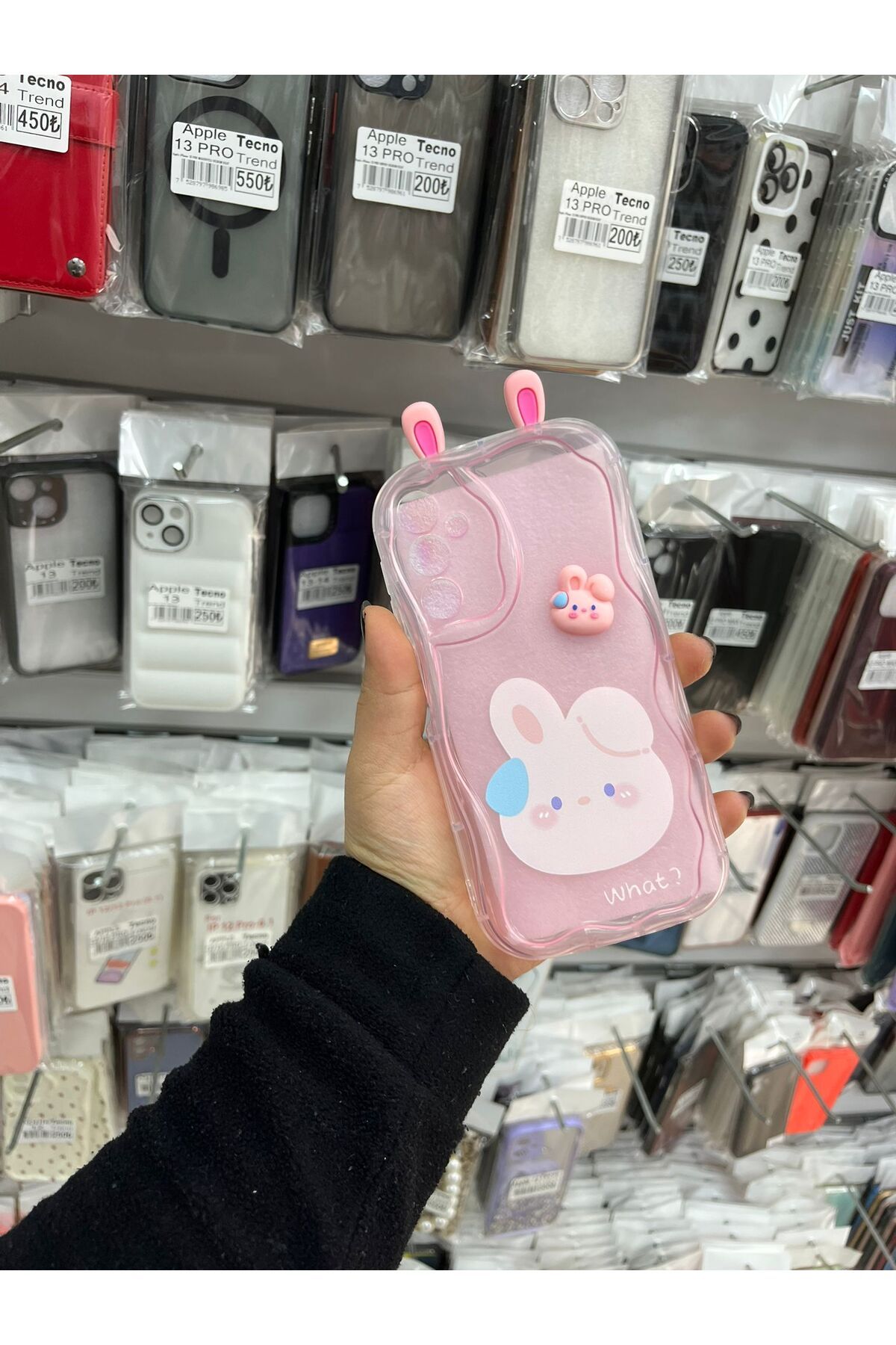 TECNOTREND Galaxy A14 3D Desenli Kromi silikon kılıf