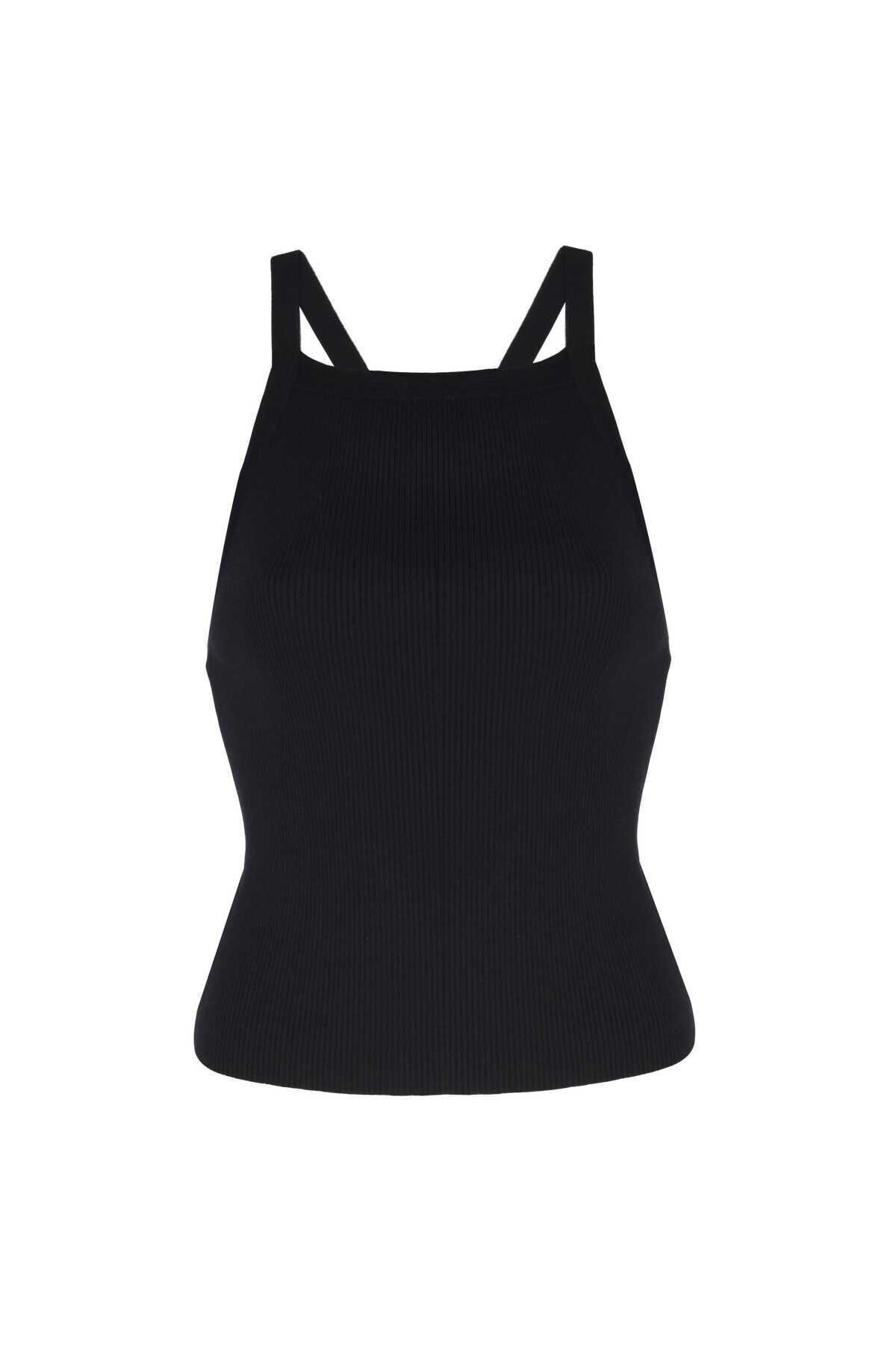 Mısırlı-Athlete Unisex Black Tank Top - W22W07D110At 6