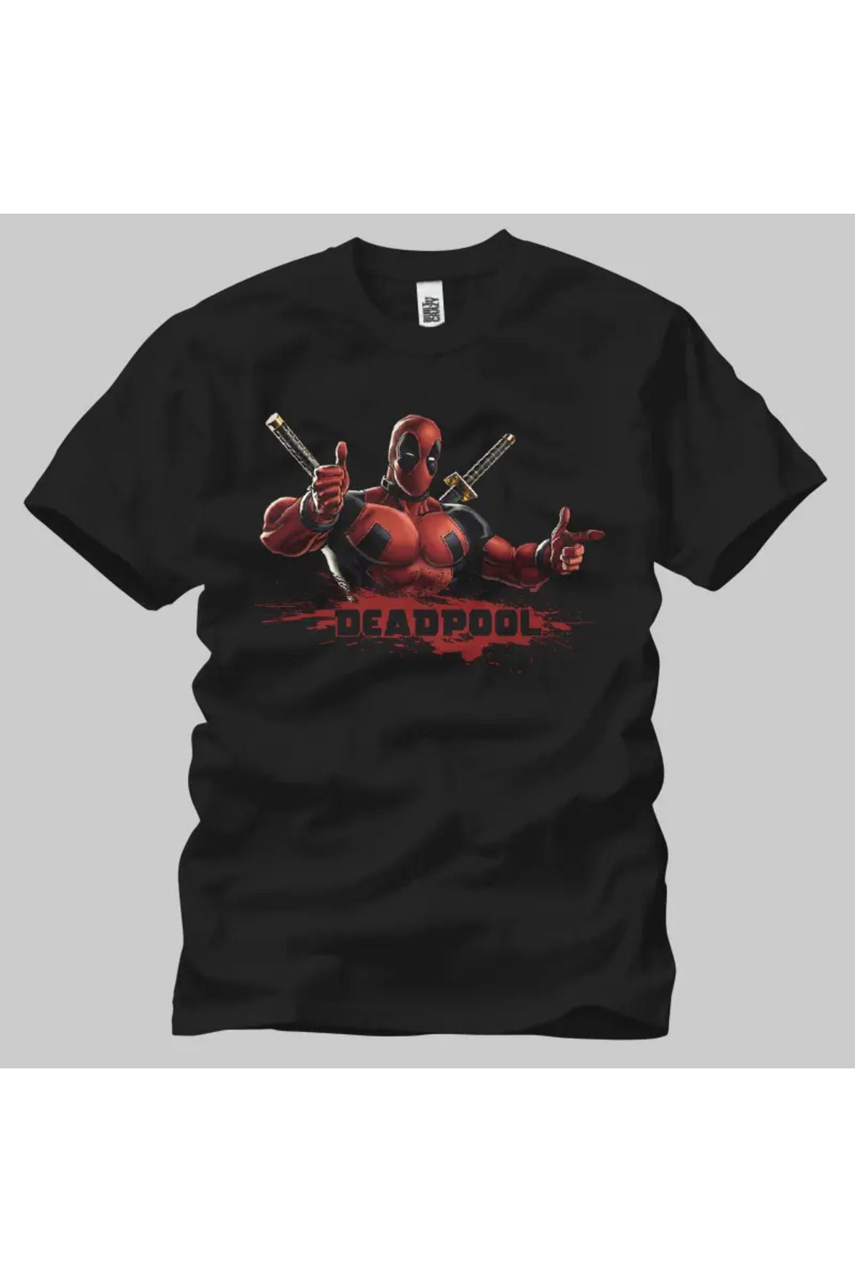 Built By Crazy Deadpool: Splash Unisex Tişört