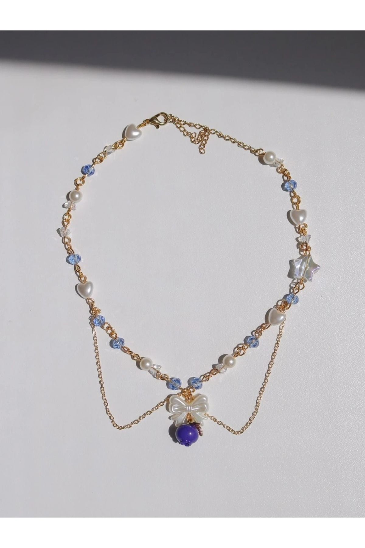 Reorah Collection Blueberry Muffin Tasarım Choker Kolye