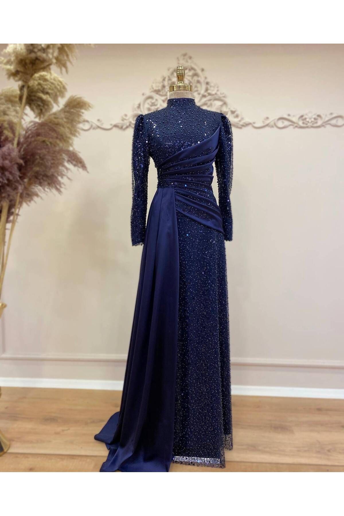 Halezademoda TESETTÜR ABİYE DRAPELİ