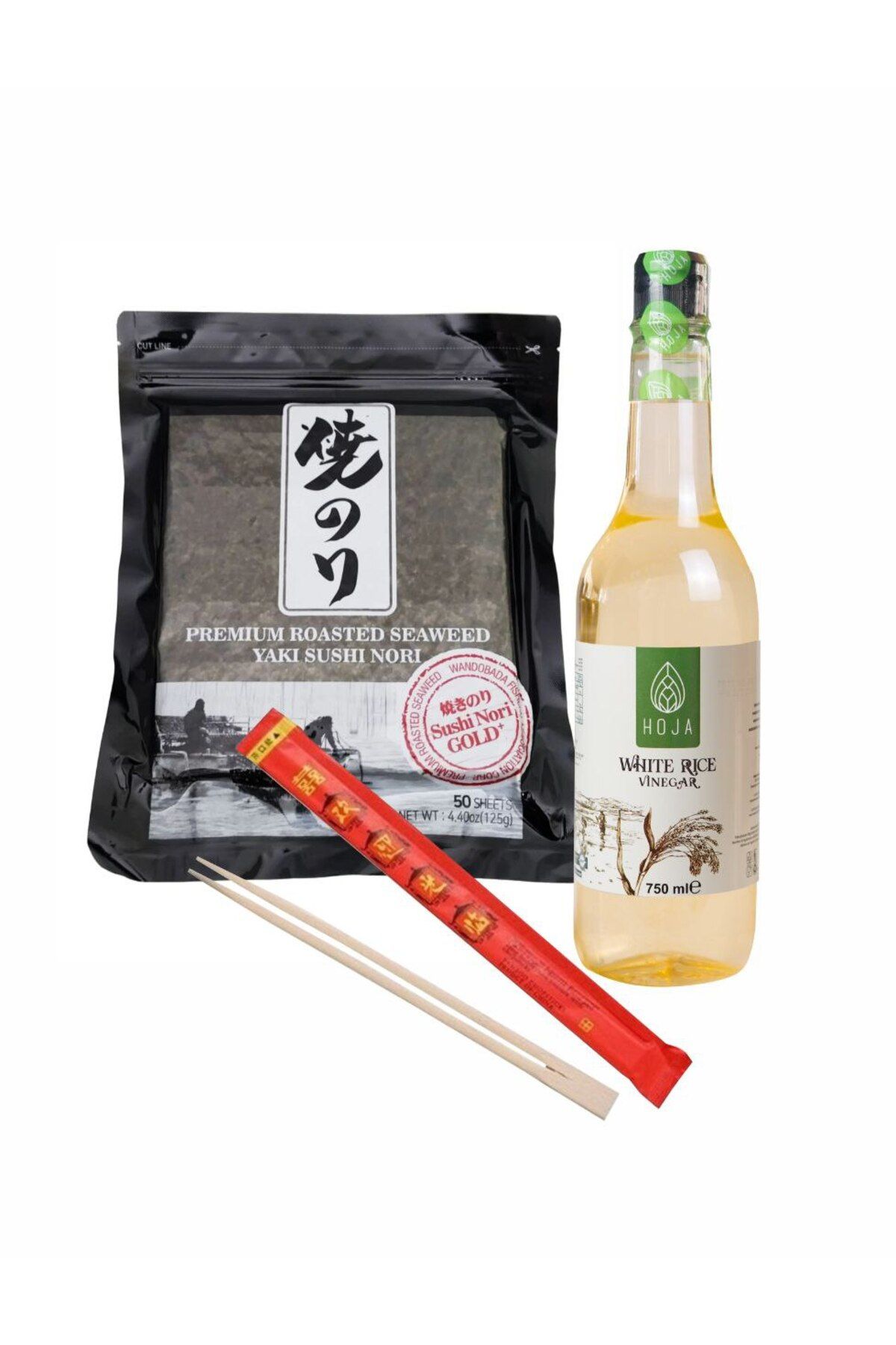 Hoja Wandobada Yaki Nori&Hoja Pirinç Sirkesi(Rice Vinegar) chopstick hediye