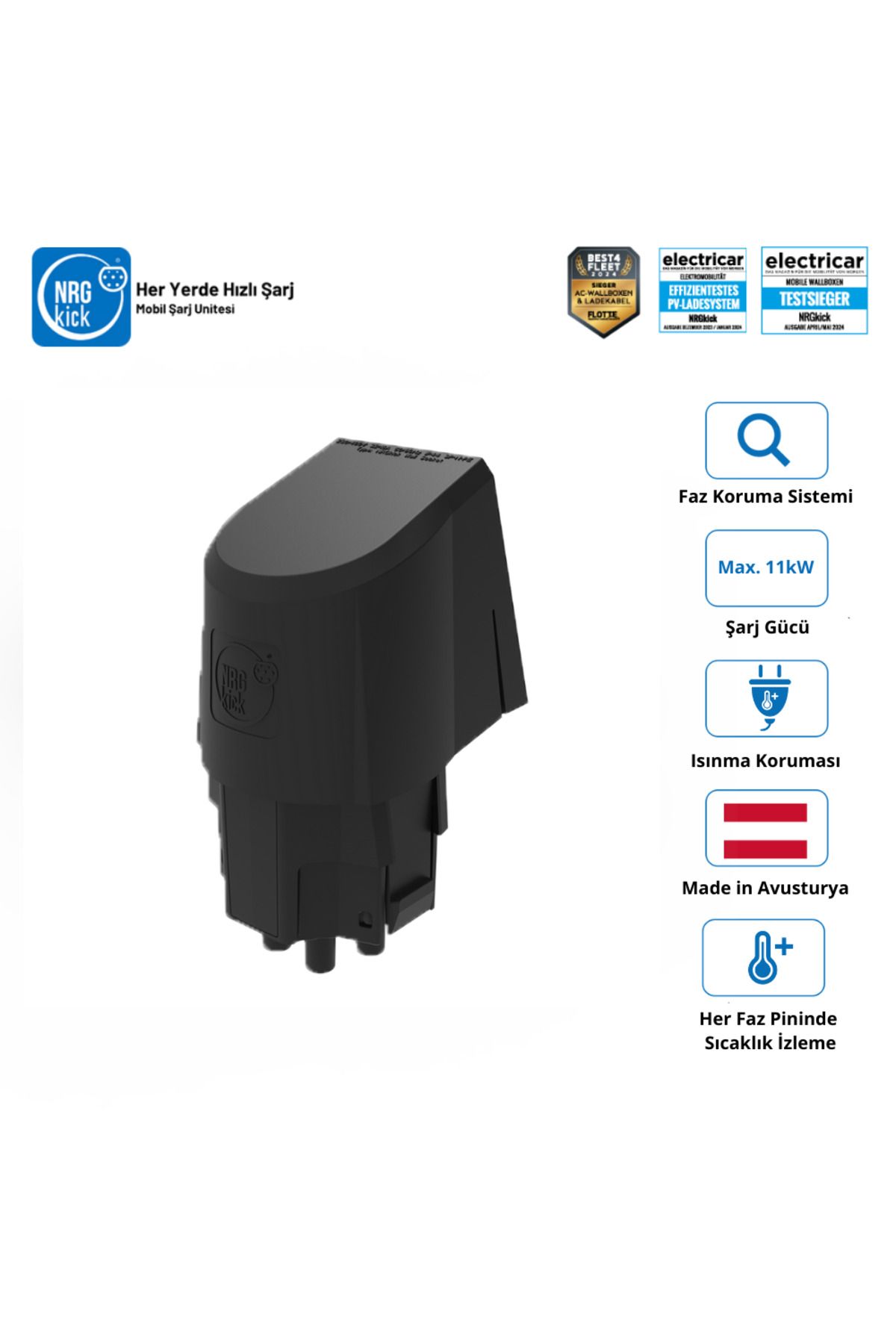 NRGkick 16 Amper Duvar Bağlantı Soketi 11 kW