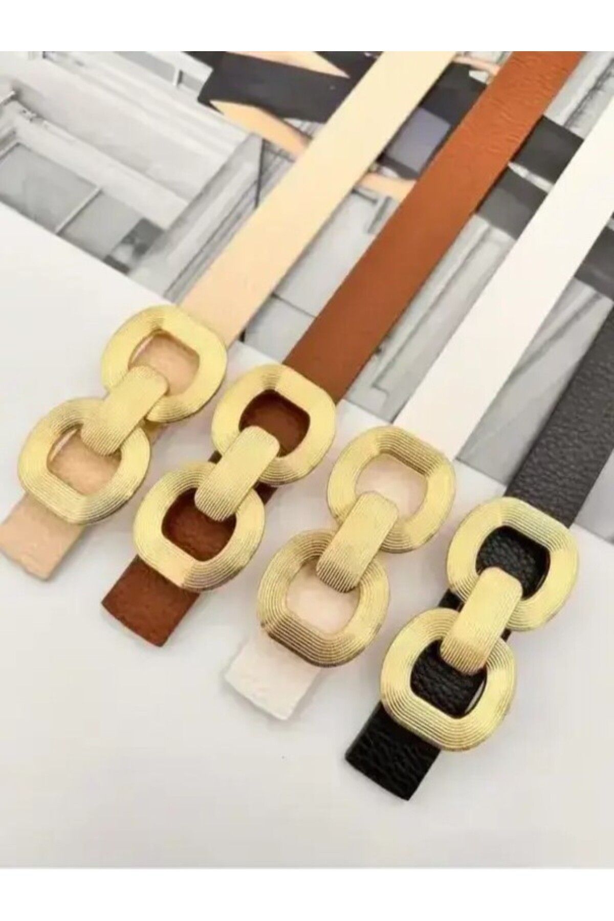BRAND&BELT 4.lü takım kemer modeli