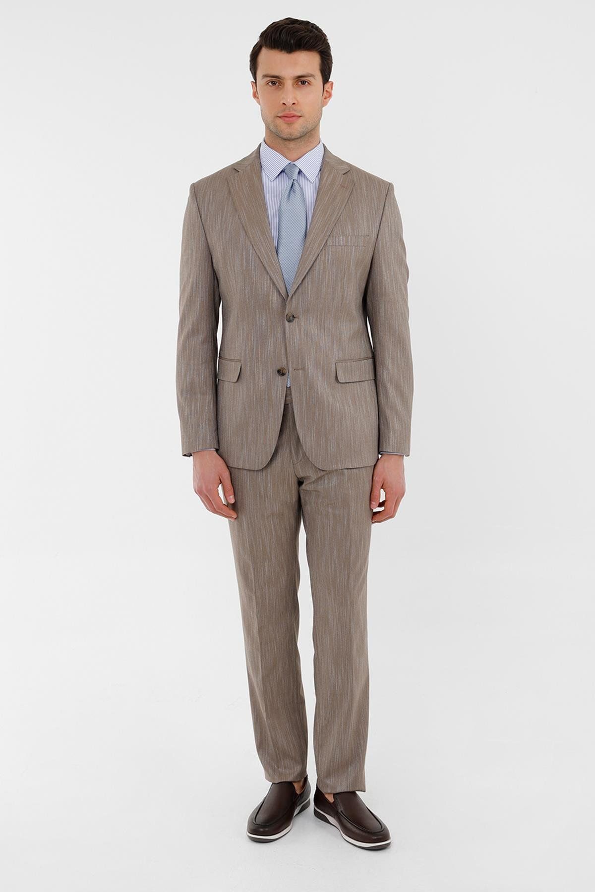 Uki KAHVE Comfort Fit 6 Drop Takım Elbise