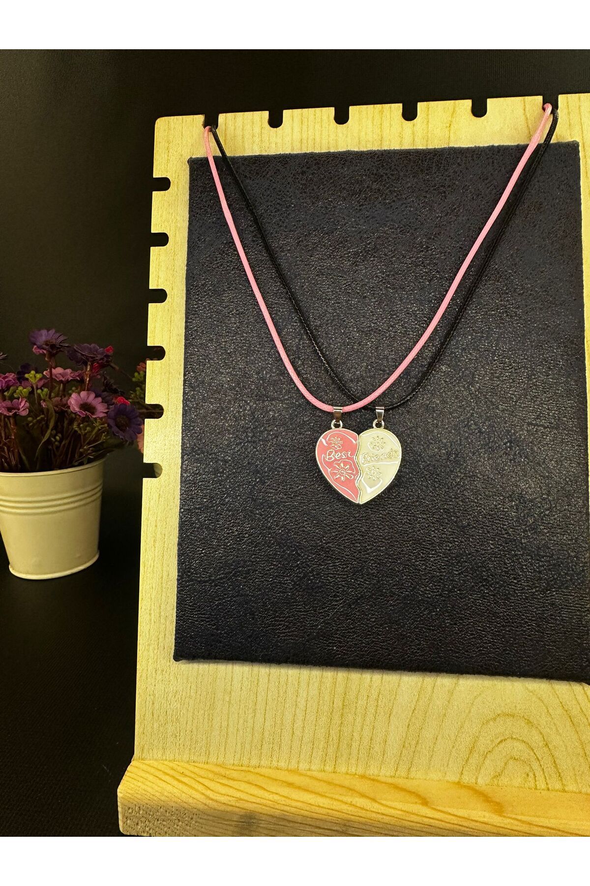 Mutenaura Mıknatıslı Best Friend Kolye 2li