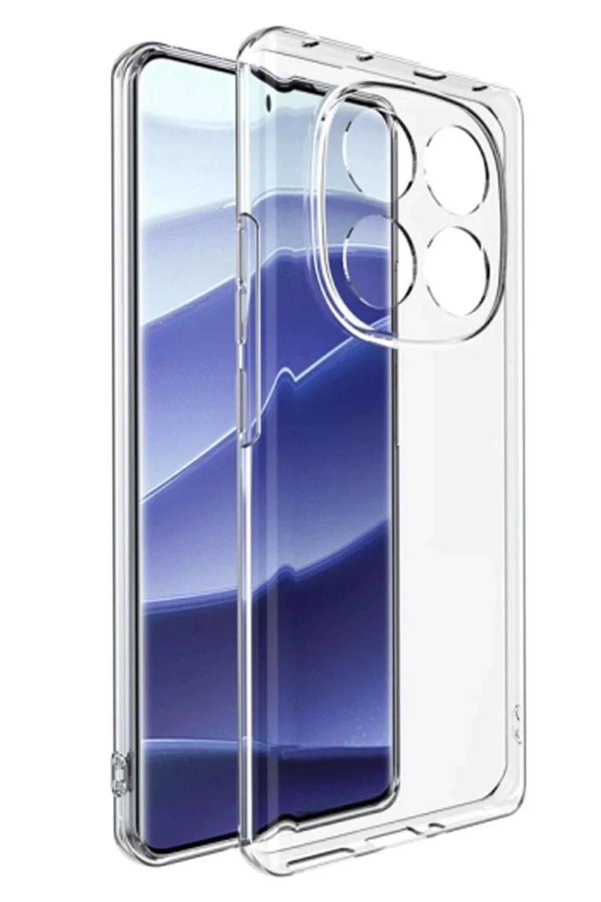 NewFace Xiaomi Redmi Note 14 Pro 4G Kılıf Lüx Şeffaf Silikon JOJUA