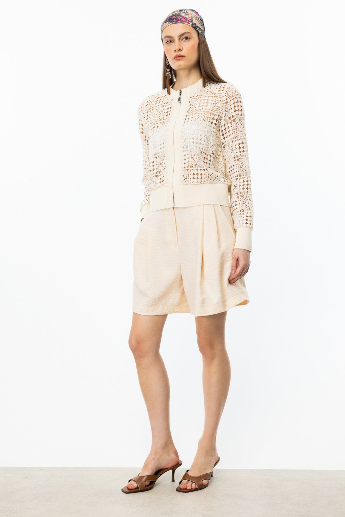 ON-Pleated Side Pocket Shorts 3