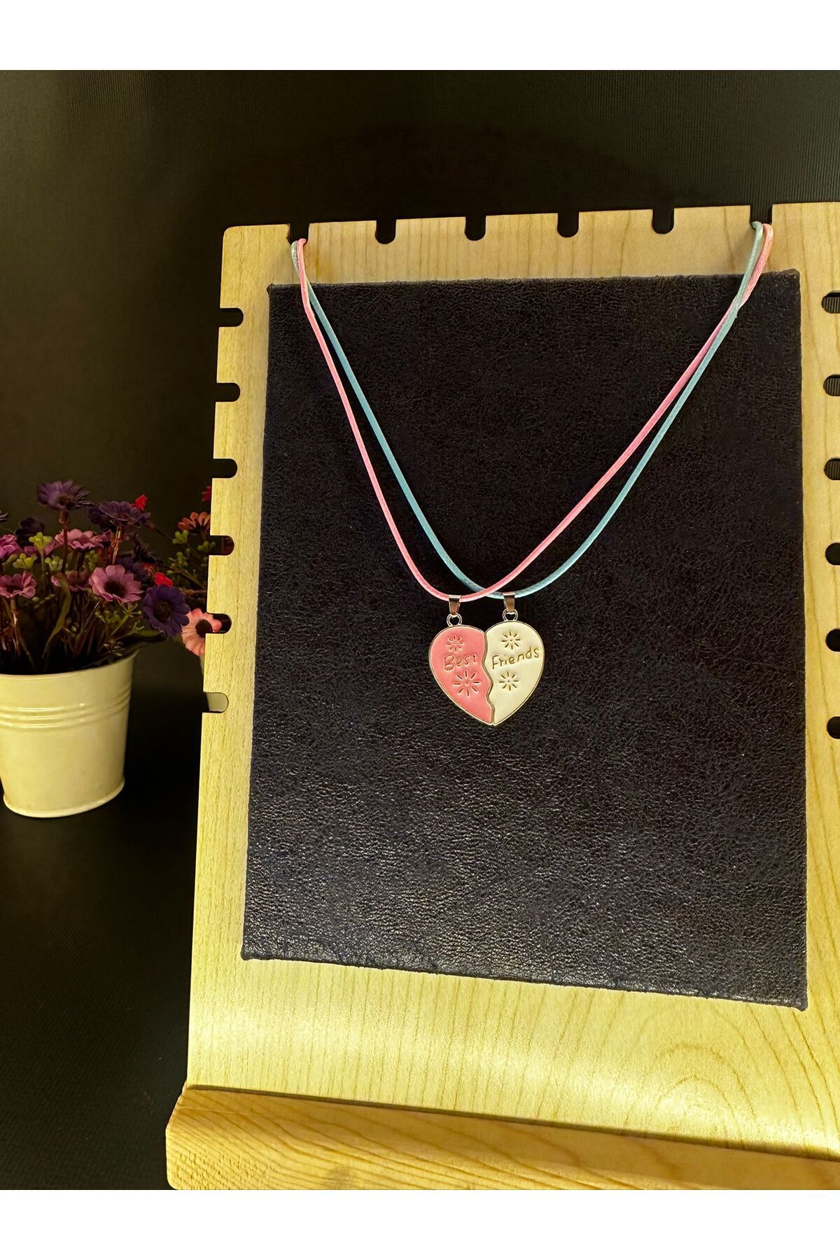 Mutenaura Mıknatıslı Best Friend Kolye 2li