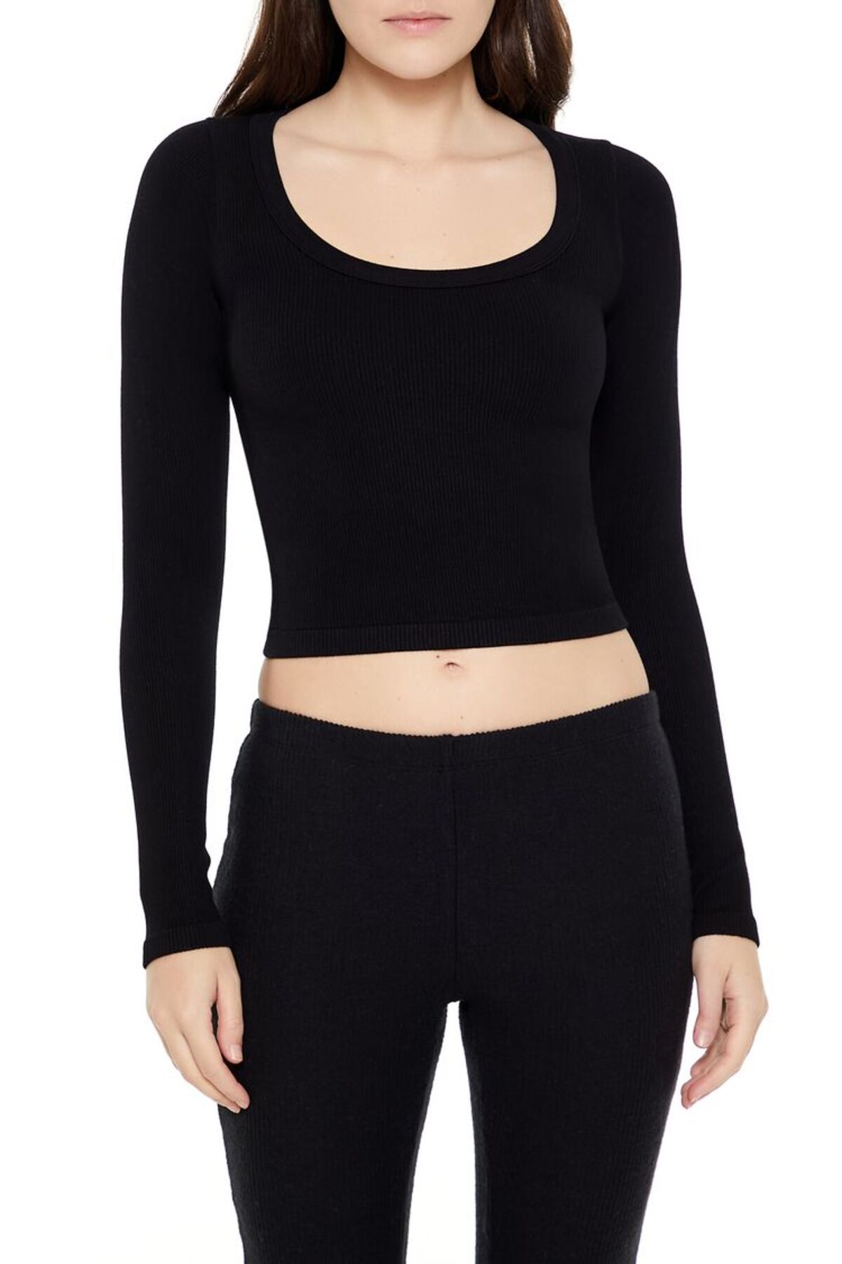 Forever 21 Dikişsiz Uzun Kollu Tişört