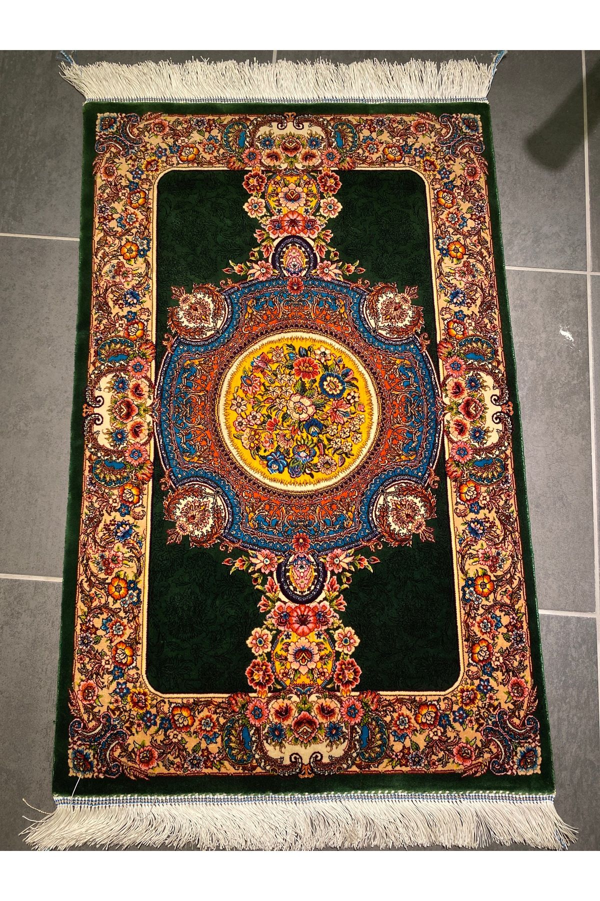 HSD Saf ipek iran halı 60x90
