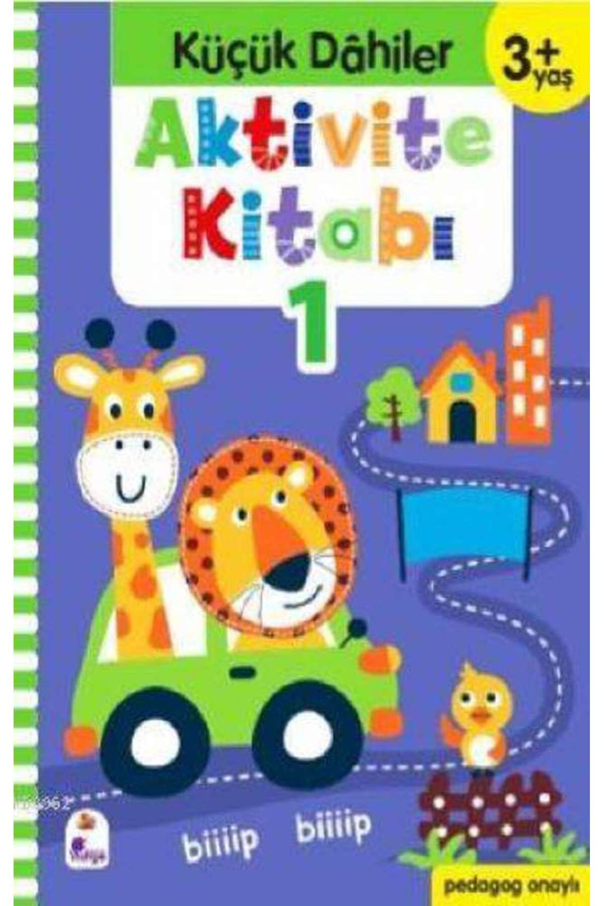 İndigo Kitap Küçük Dahiler Aktivite Kitabı 1 – 3+ Yaş (Pedagog Onaylı)