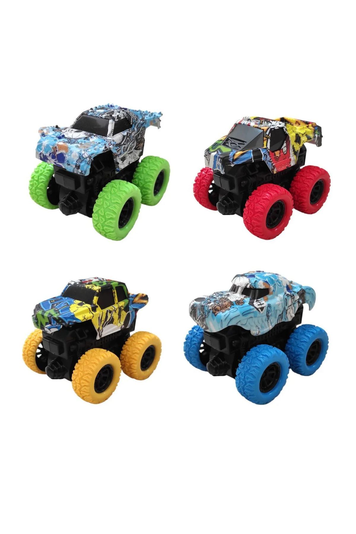 egemen oyuncak 4x4 Takla Atan Çılgın Canavar Akrobat Araba 10 Cm. 1 Adet