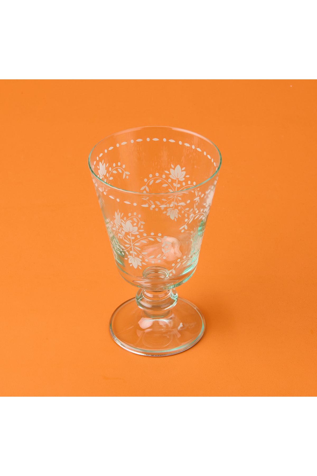 Rakle Lina Ayaklı Su Bardağı - Turkuaz - 280 ml
