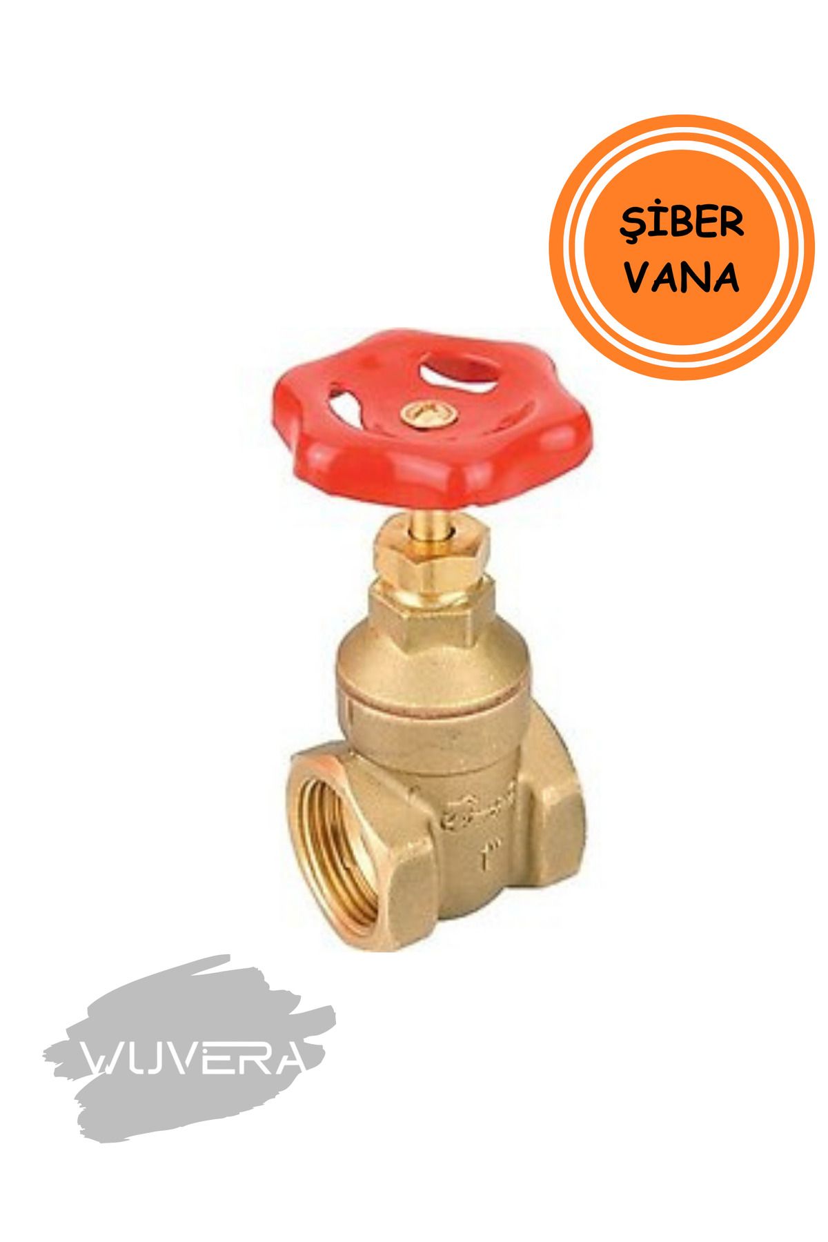 WUVERA 3/4” Şiber Vana – %100 Pirinç Gövde, Yüksek Basınç Dayanımı & Sızdırmaz Tasarım