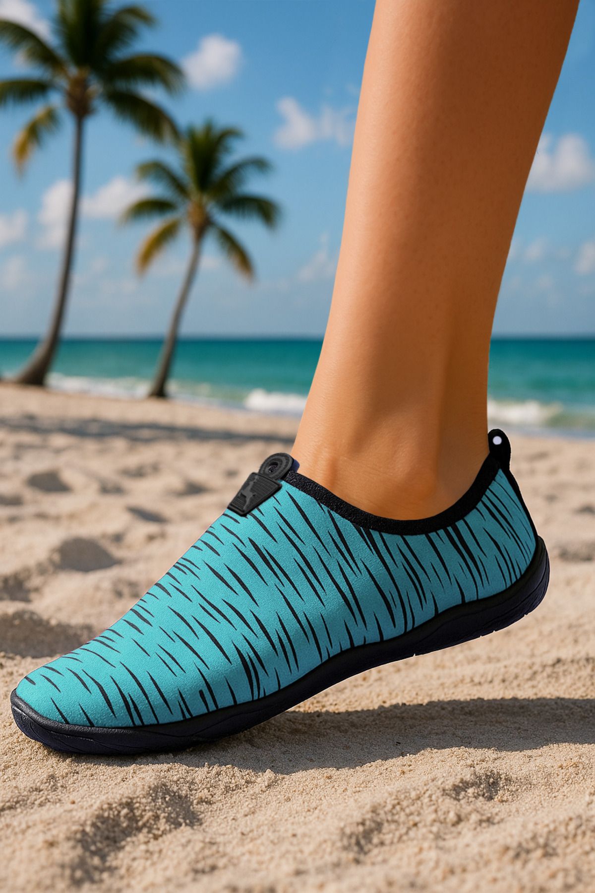 BLACK DEER-Hayal Mint Black - Pantofi multifuncțional pentru plajă și mare 1