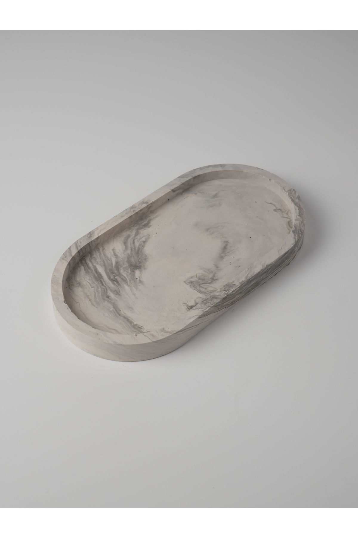 Kaju Creative Dekoratif Beton Tabak - Takı Tabağı - Anahtarlık - 9,5x17 / 11,5x20