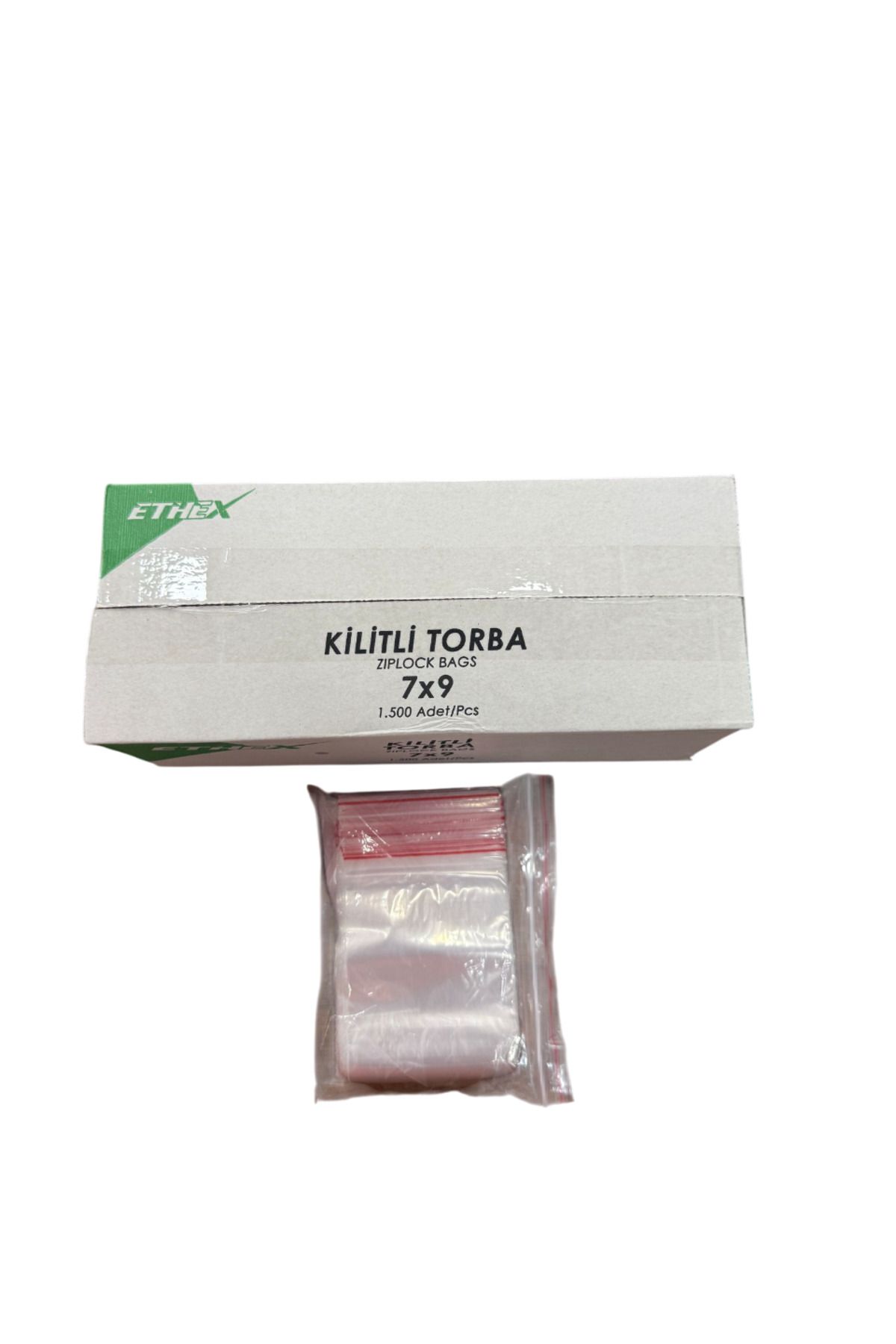 PRATİK SHOP 1500 ADET 7x9 Cm Kilitli Poşet / Naylon Torba / Şeffaf Ambalaj Poşeti / Kına Çerez Kuruyemiş Poşeti