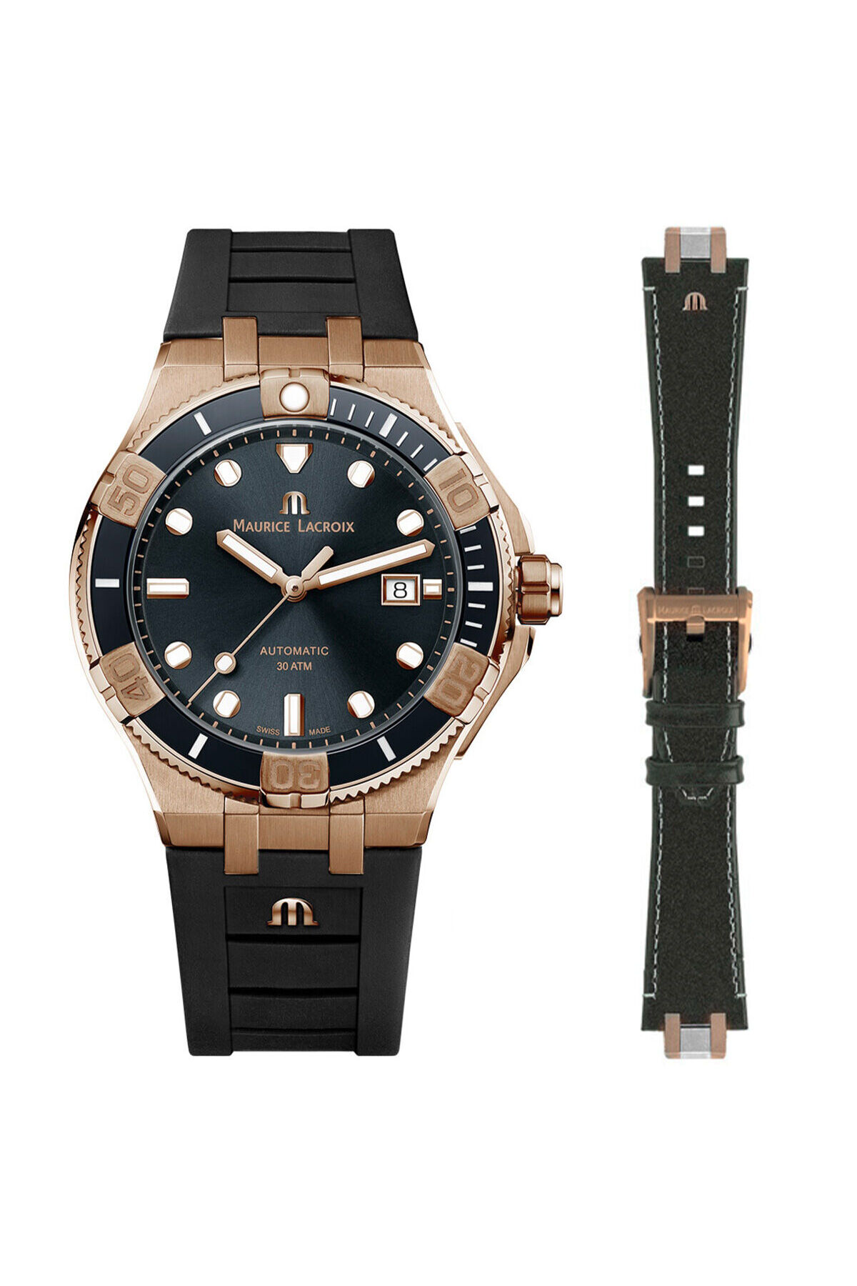 Maurice Lacroix Aikon Venturer Bronze 43mm Aı6058-brz0b-330-2 Ml