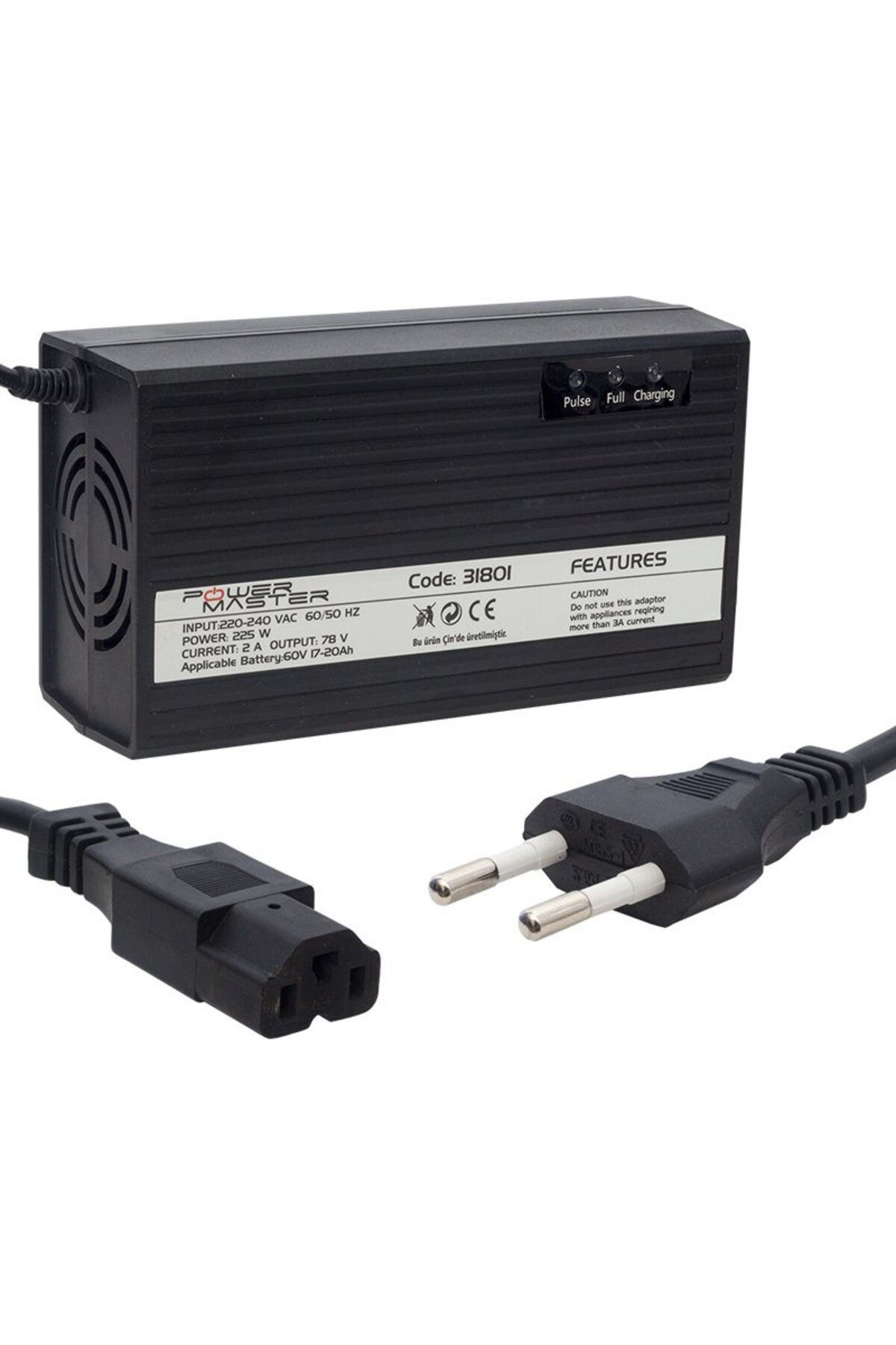 demila 60 VOLT - 20 AMPER ELEKTRİKLİ BİSİKLET ŞARJ CİHAZI (4767) - MLA9707-1669