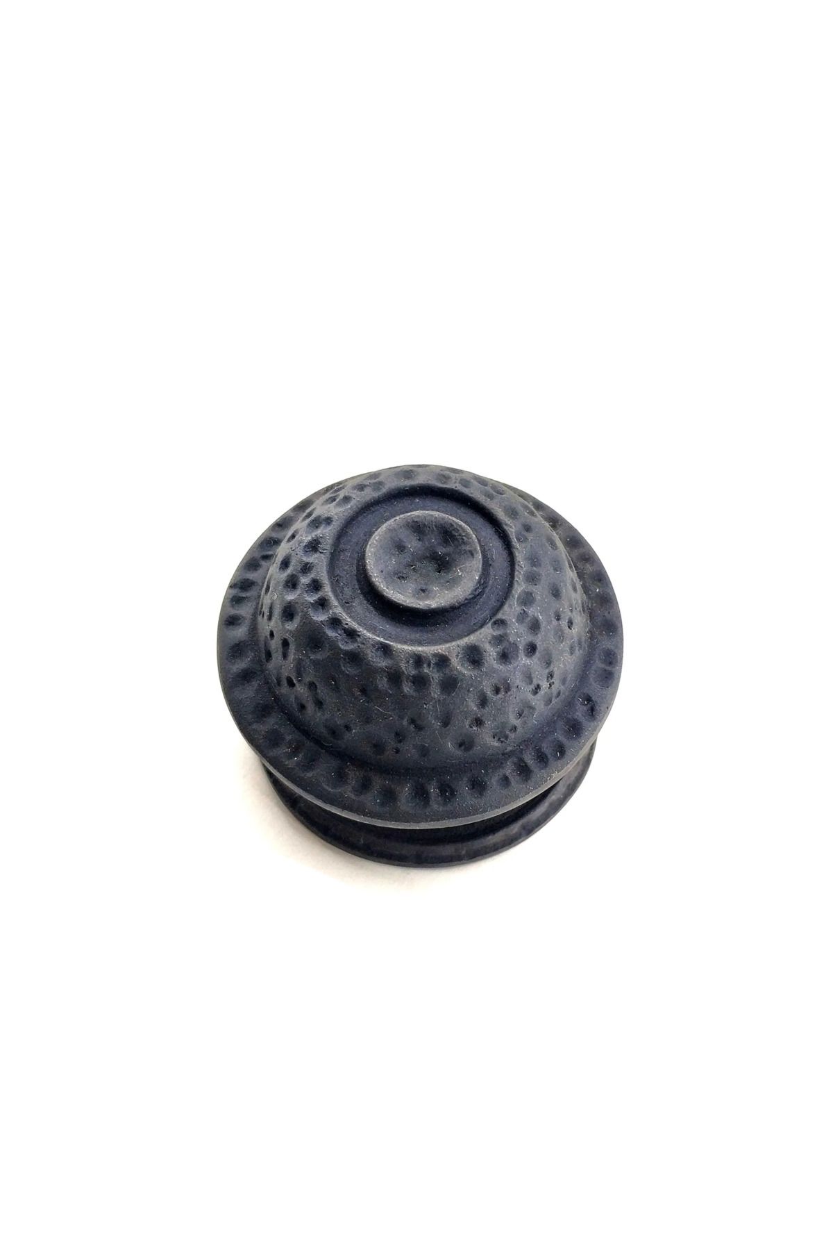 Ayaz World Antika Tarz Dekoratif Pirinç Gözlü Kapı Tokmağı - 78mm Çap Oksit - AYZ3227-8970