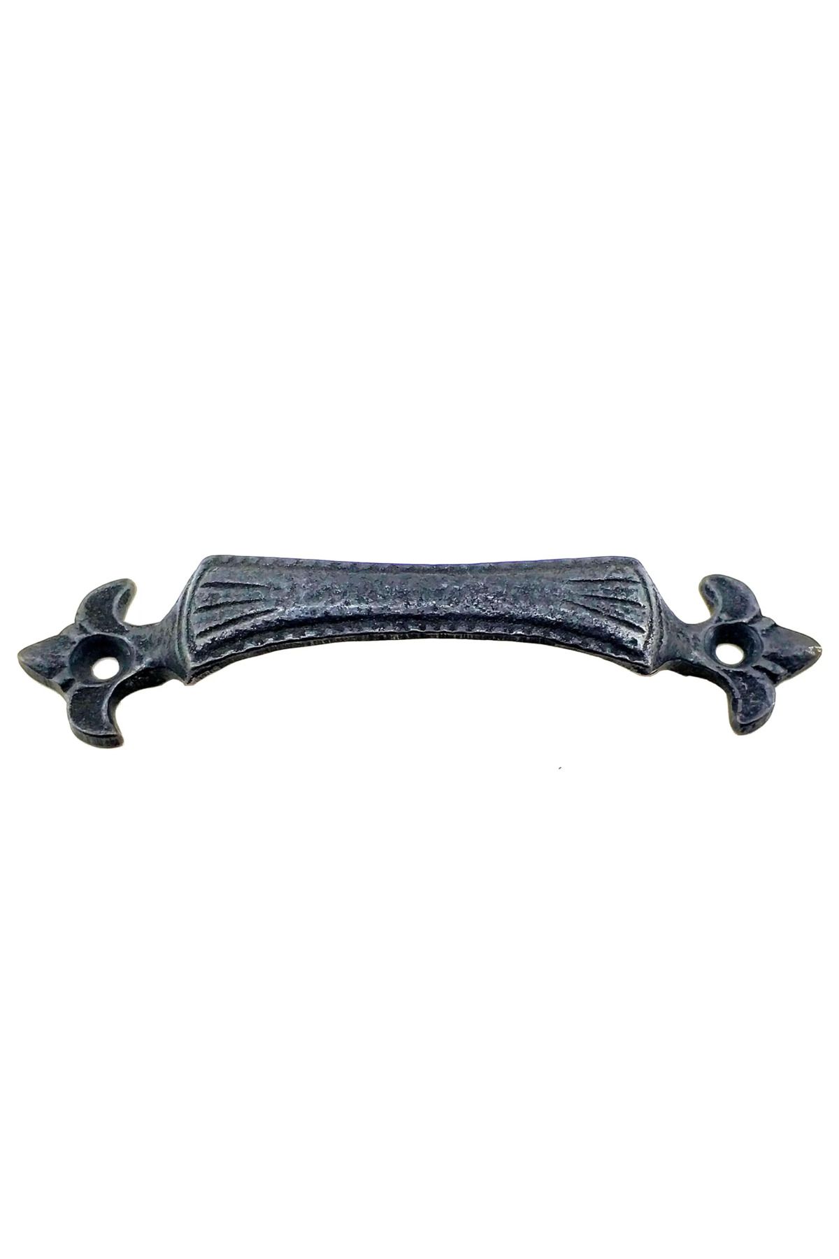 gizmurstore Antika Tarz Dekoratif Pirinç Lale Mobilya Kulbu - 27x115 Mm Oksit - GMS8533-4677
