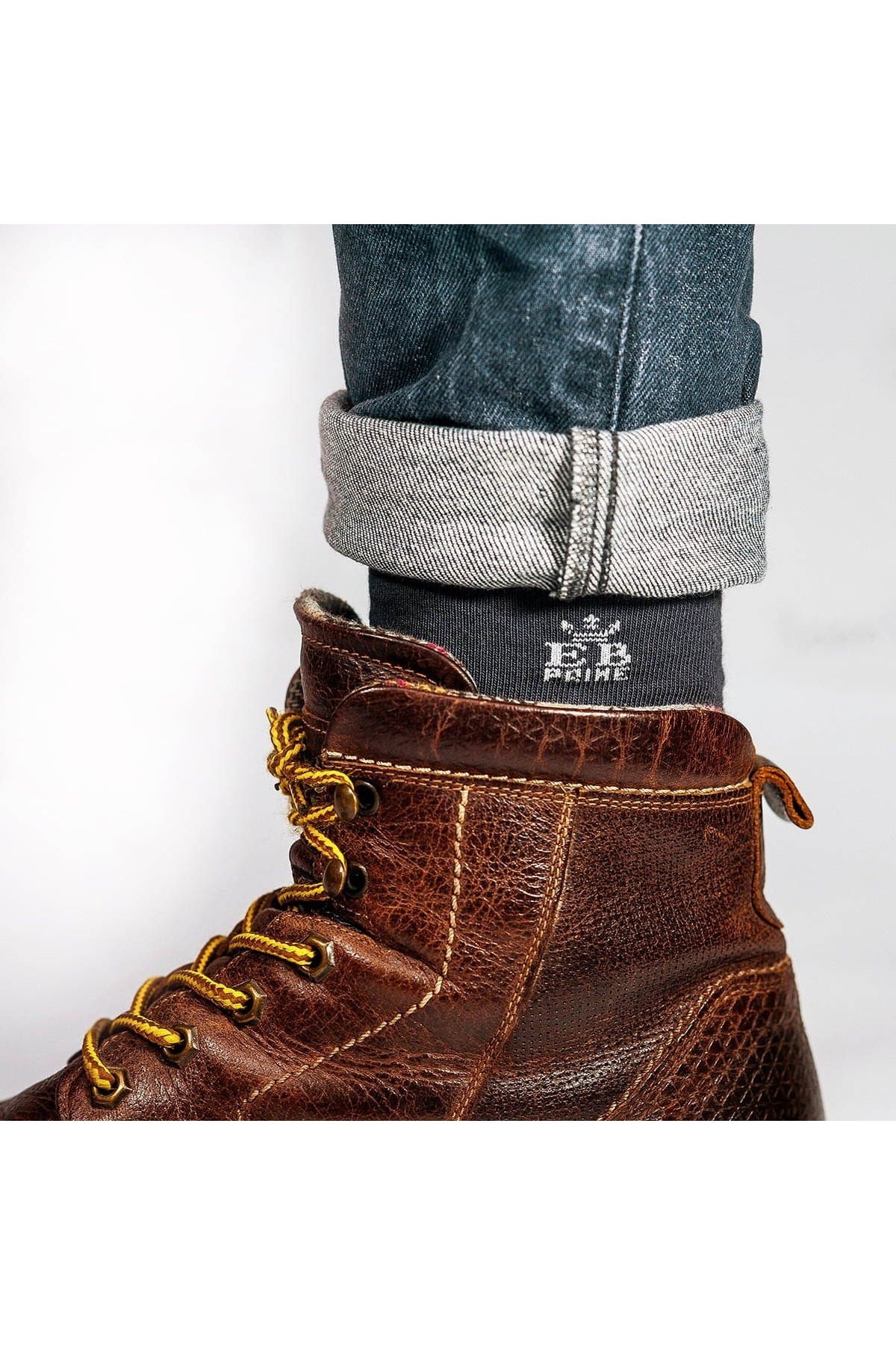 EB Prime-Classic Socks | Box "Monthly Reserve" No. 8 | 12 per | 6xGrey, 6xBlue | Sizes 35-46 6
