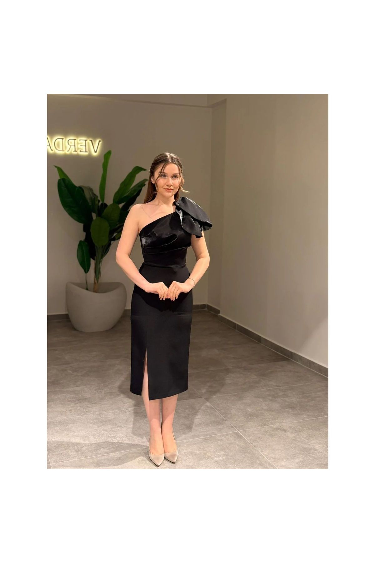 Verda Moda YENİ VERDA MODA KADIN TEDRA ABİYE ELBİSE TEDRA