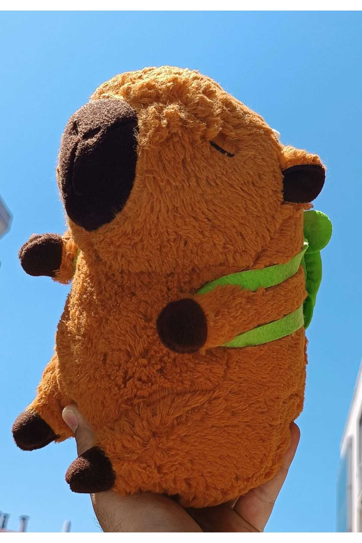 LRS STORE Sevimli Kapibara Peluş Oyuncak 25 Cm Capybara Figür Uyku ve Oyun Arkadaşı
