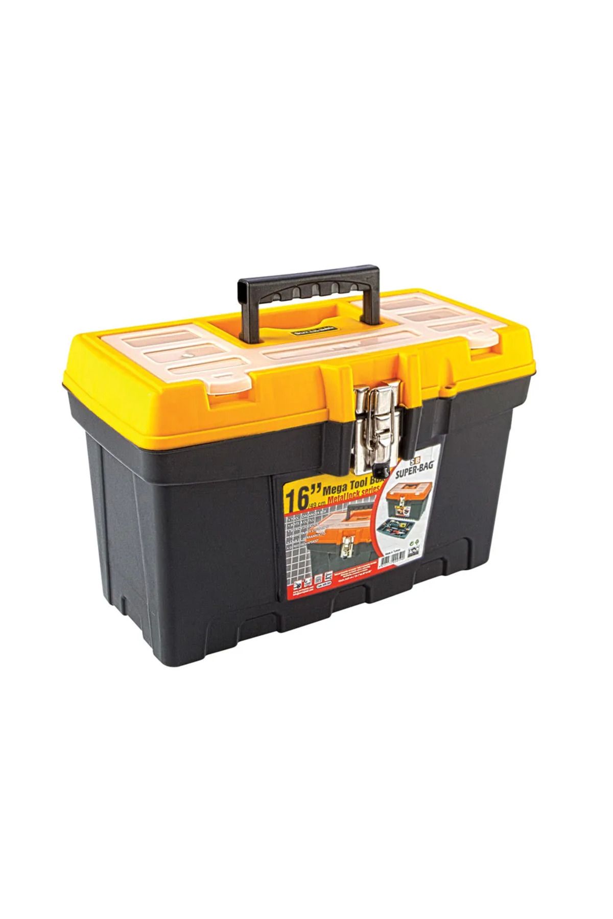 gizmurstore Asr-2020 16 İnç Takım Çantası - Metal Kilitli - GMS7030-5137