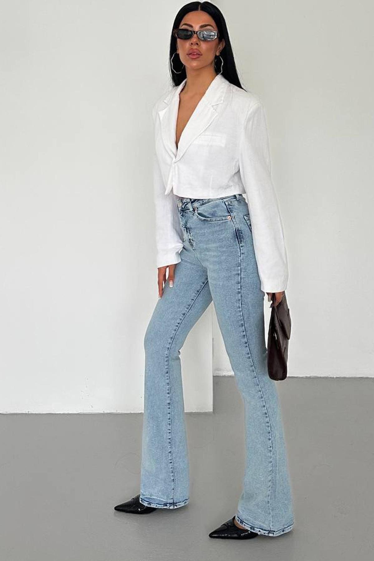İstangül Butik Daily Flare Confort Likra Jean