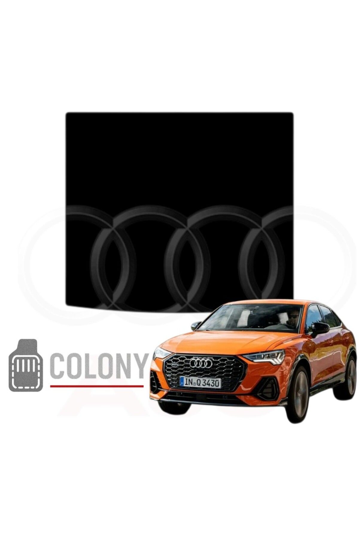 COLONY Audi Q3 2018 - 2025 Hücreli Eva Oto Bagaj Paspası & Bagaj Havuzu