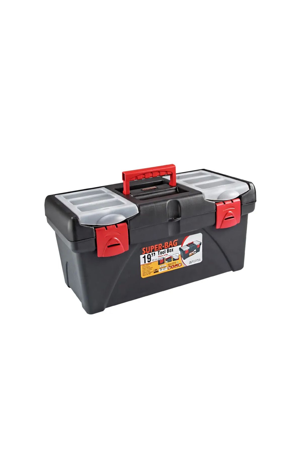 gizmurstore Asr-2018 19 İnç Takım Çantası - Plastik Kilitli - GMS6879-3203