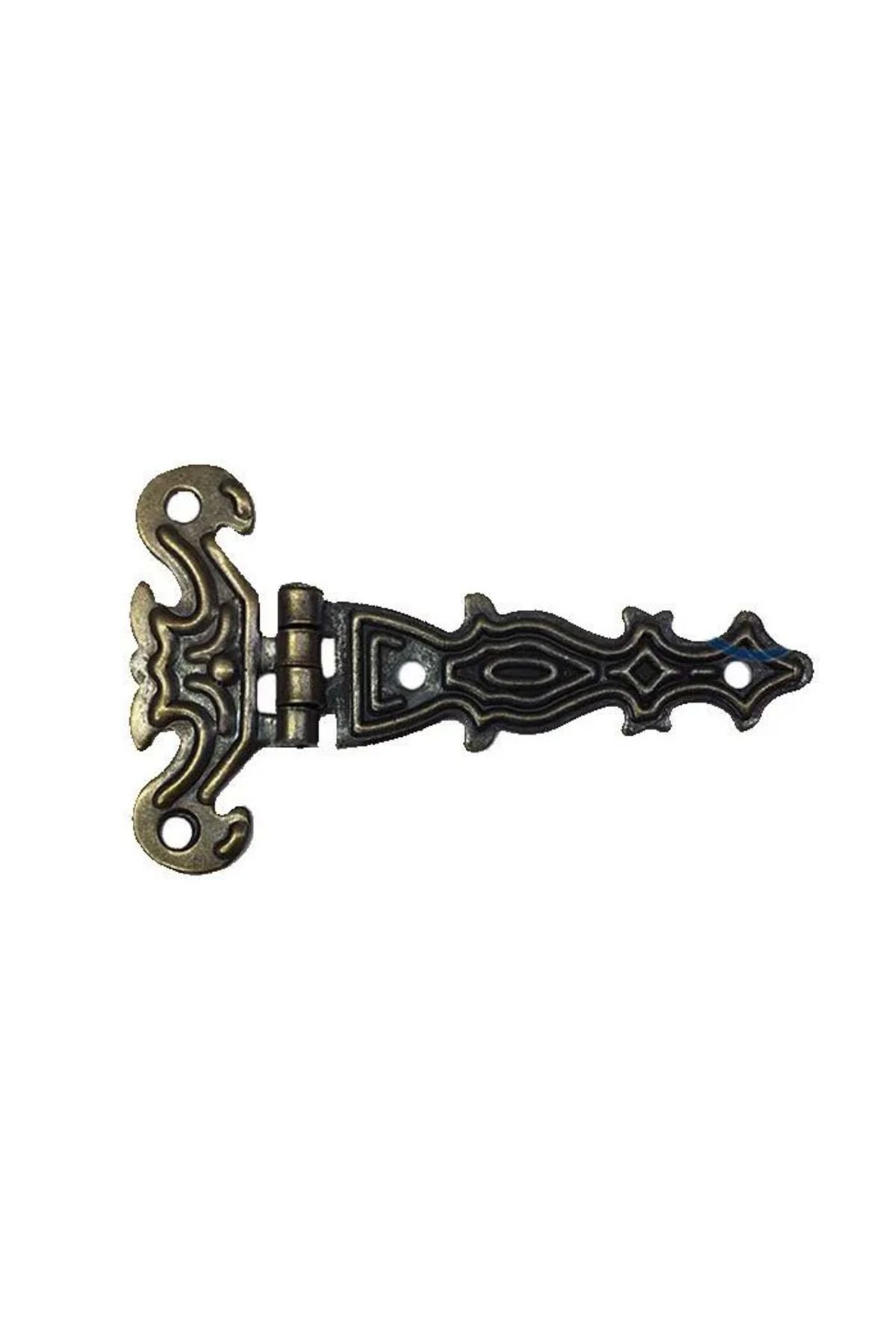 Ayaz World Dekoratif Sac Tek Kuyruklu Menteşe - 40x68 Mm Küçük Antik 1 Adet - AYZ5915-4846