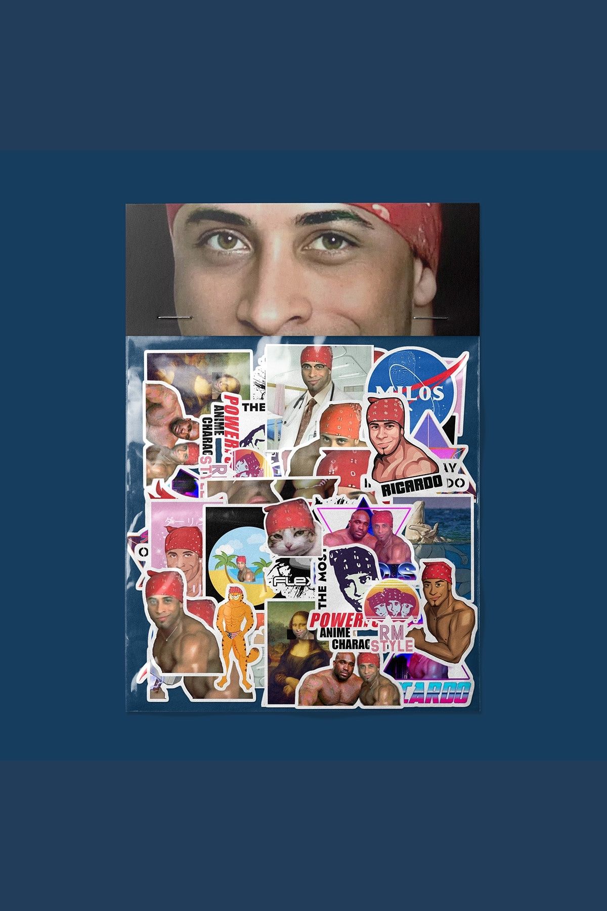 dadi ramba Ricardo Milos Sticker paketi -Bullet Journal -Laptop Etiket Çıkartma