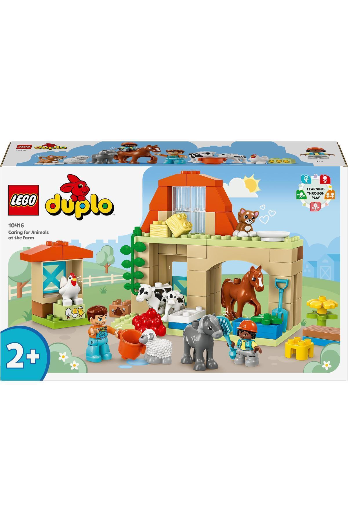 LEGO ® DUPLO® Çiftlikte Hayvanların Bakımı 10416 - 2+ Eğitici Oyuncak Yapım Seti (74Parça) fotoğrafı 3 (önizleme)